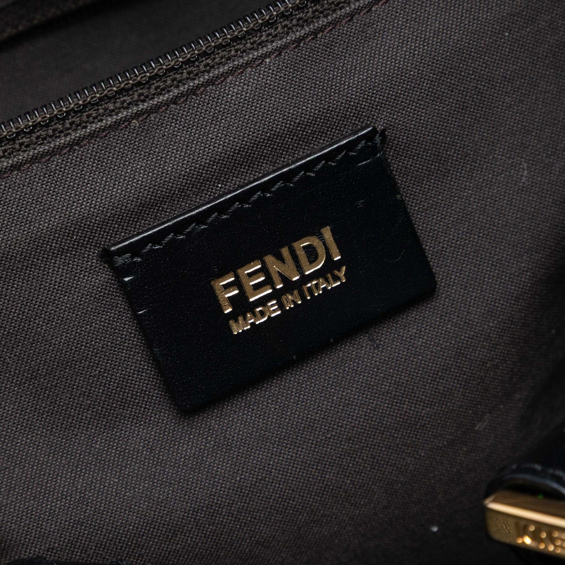 Fendi Zucchino Spalmati Chiusura Tote