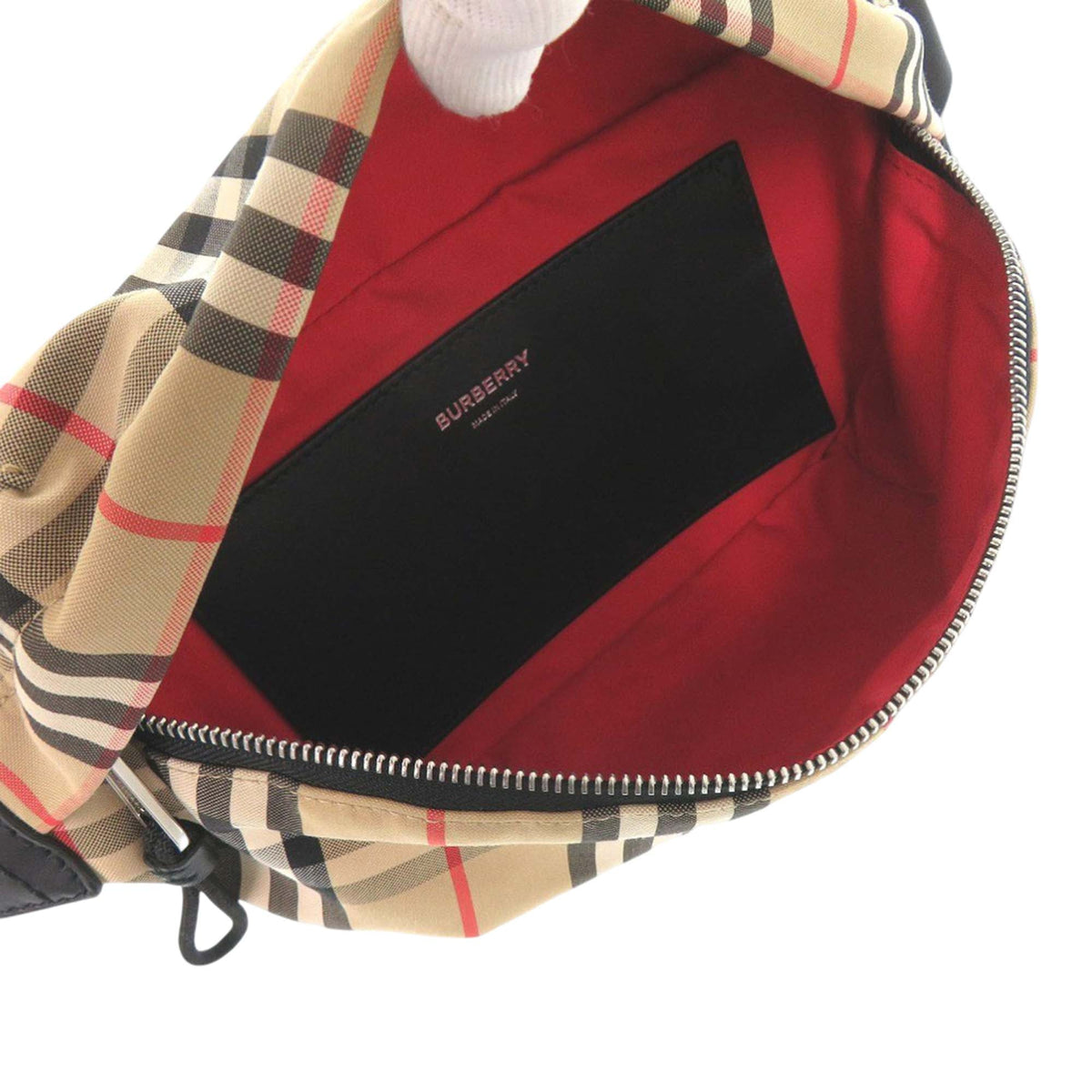 Burberry House Check Canvas Sonny Belt Bag