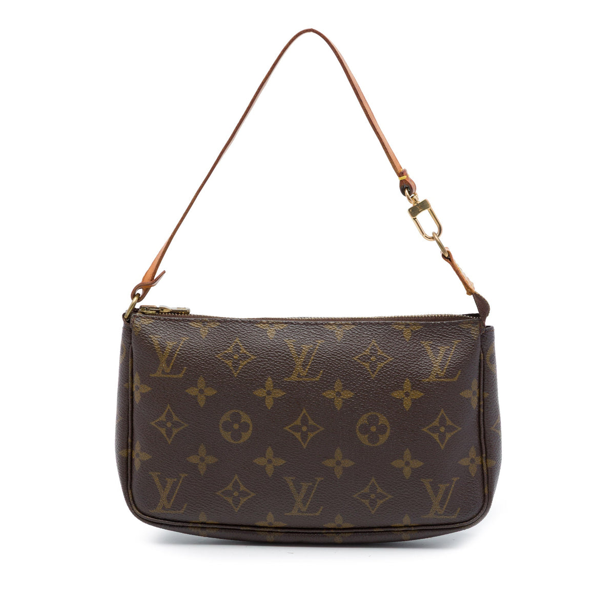 Louis Vuitton Monogram Pochette Accessoires — Brown