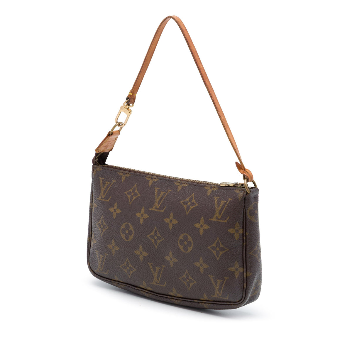 Louis Vuitton Monogram Pochette Accessoires — Brown