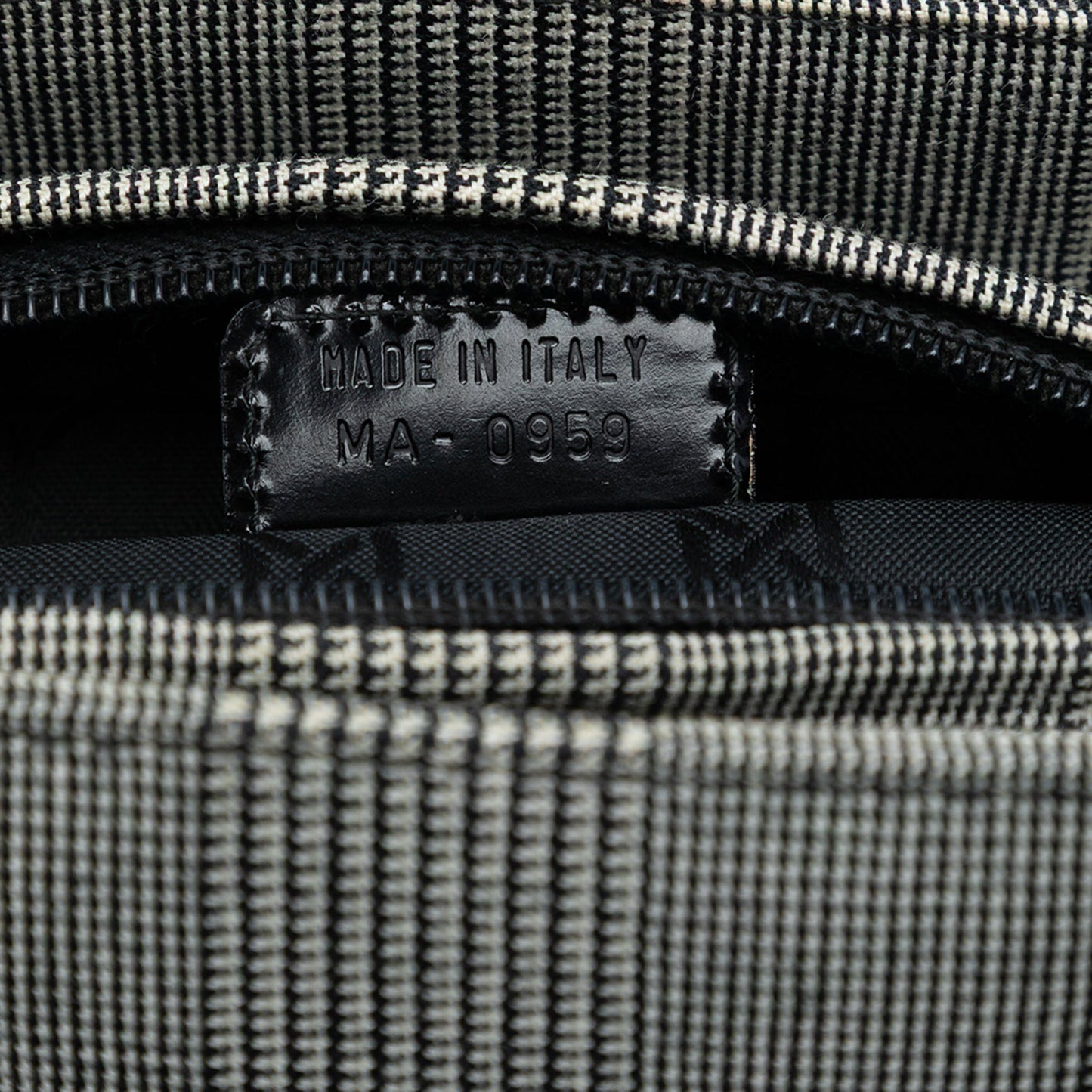 Dior Medium Canvas Houndstooth Lady Dior