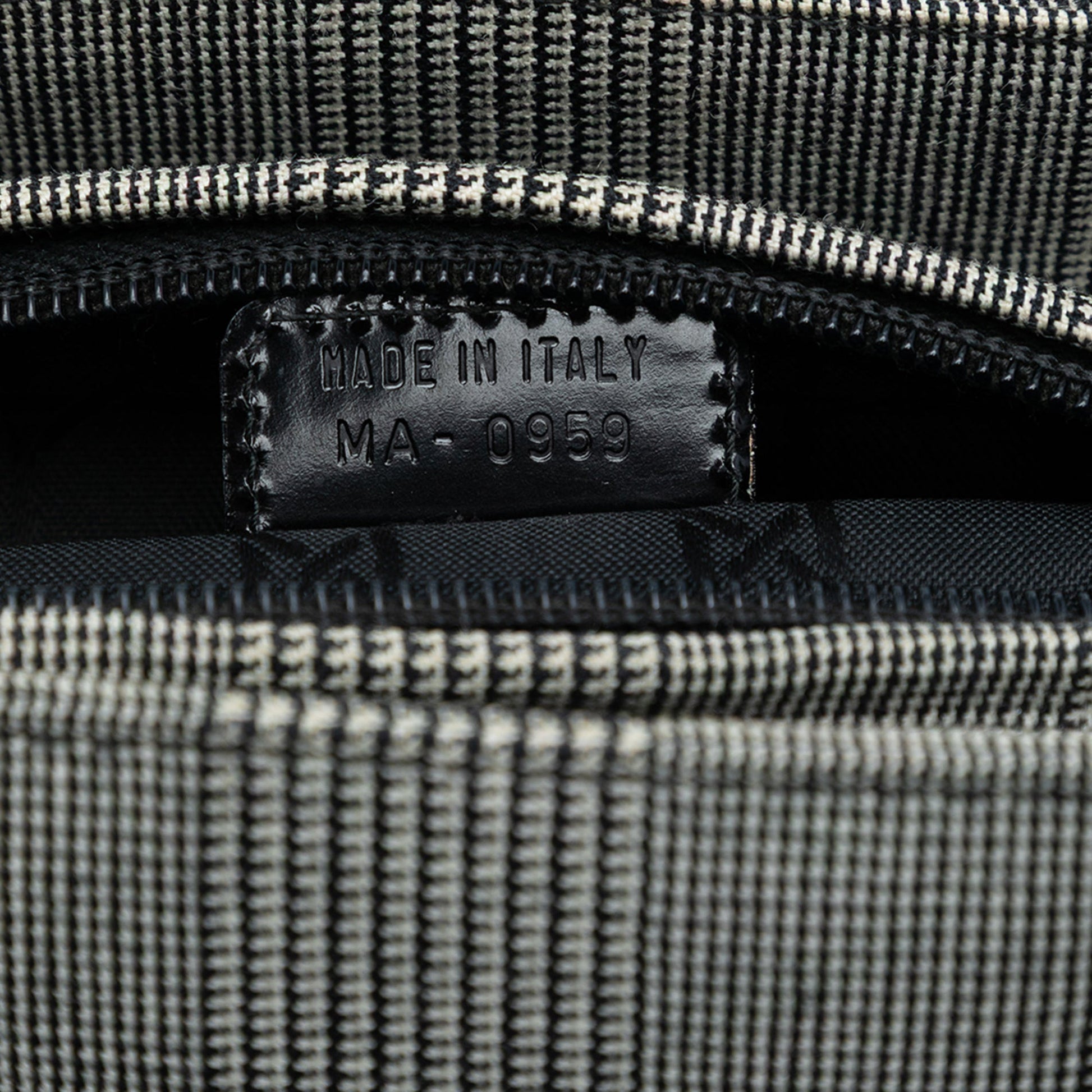 Dior Medium Canvas Houndstooth Lady Dior