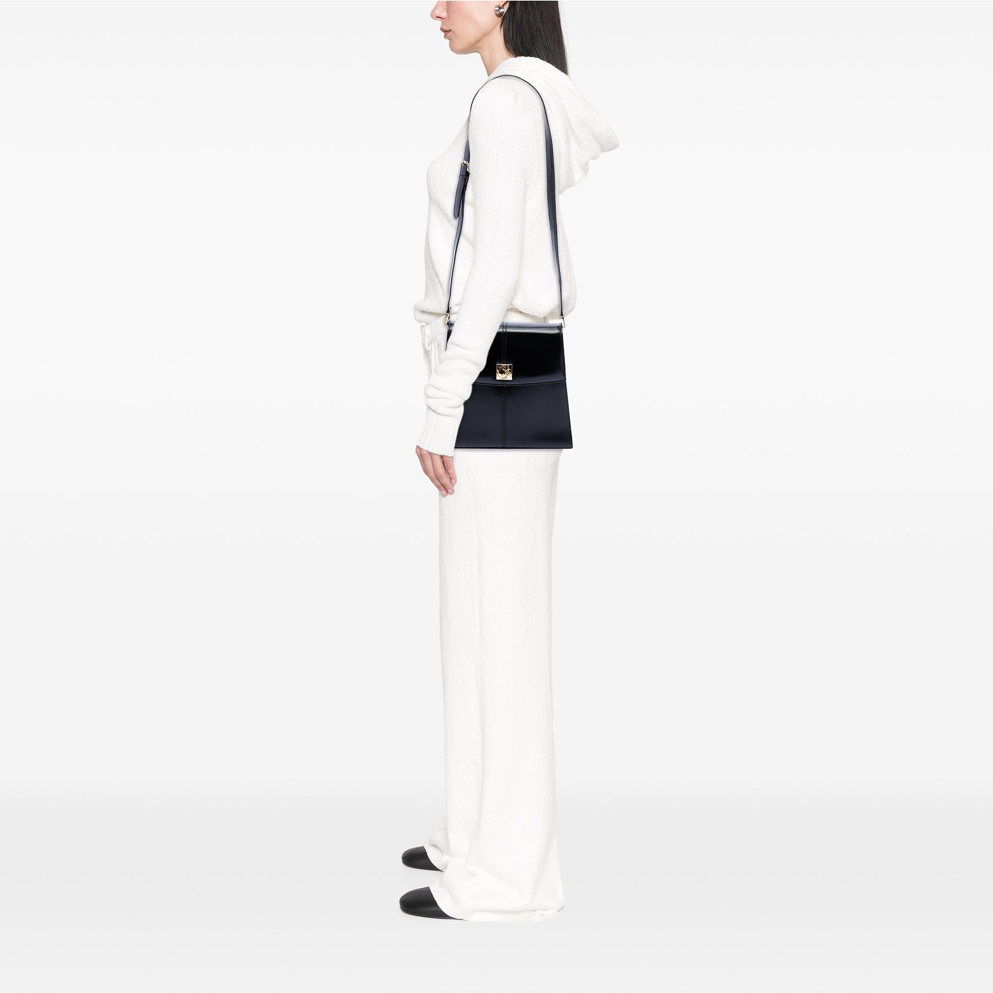 Saint Laurent Leather Monogram Crossbody