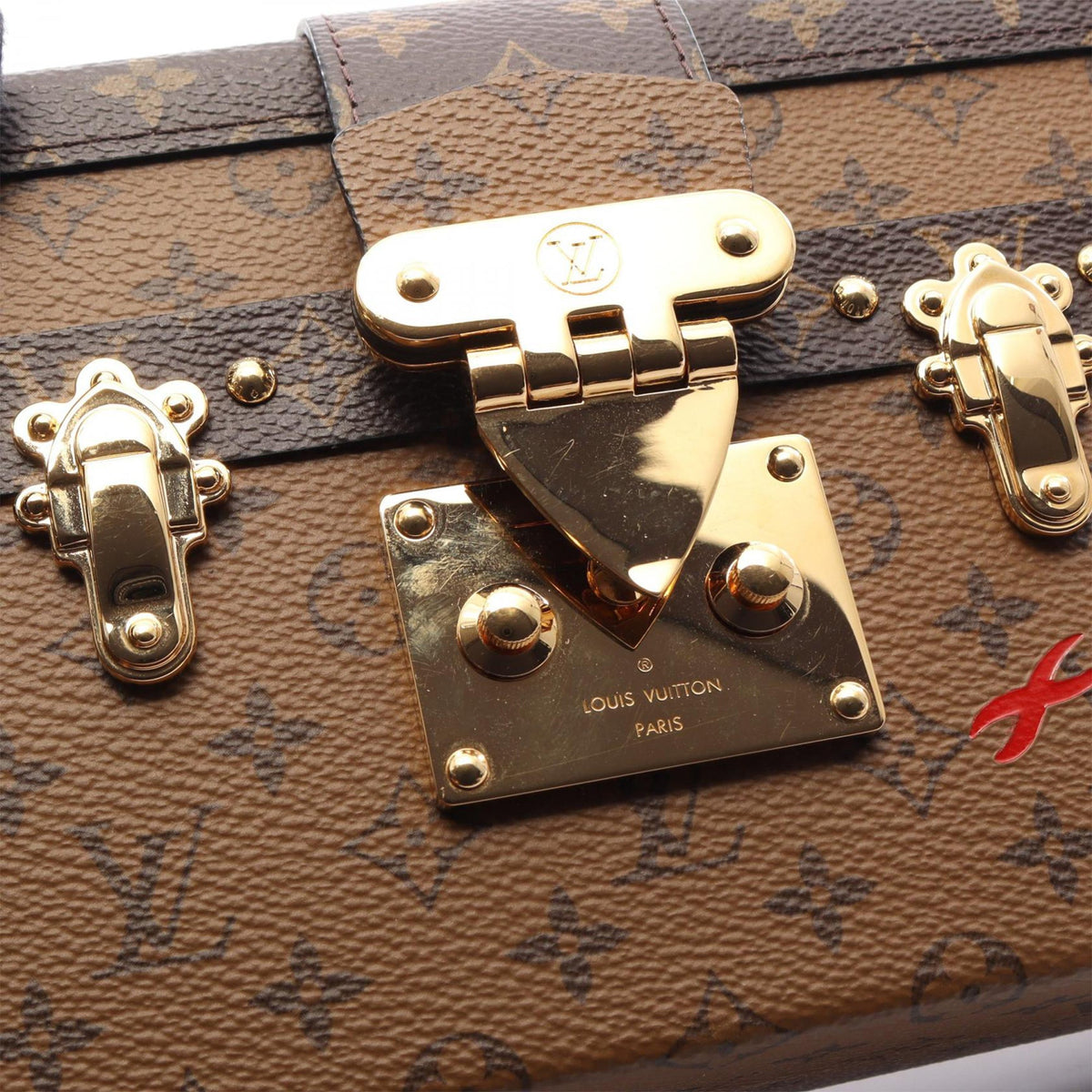 Louis Vuitton Monogram Reverse Petite Malle — Brown