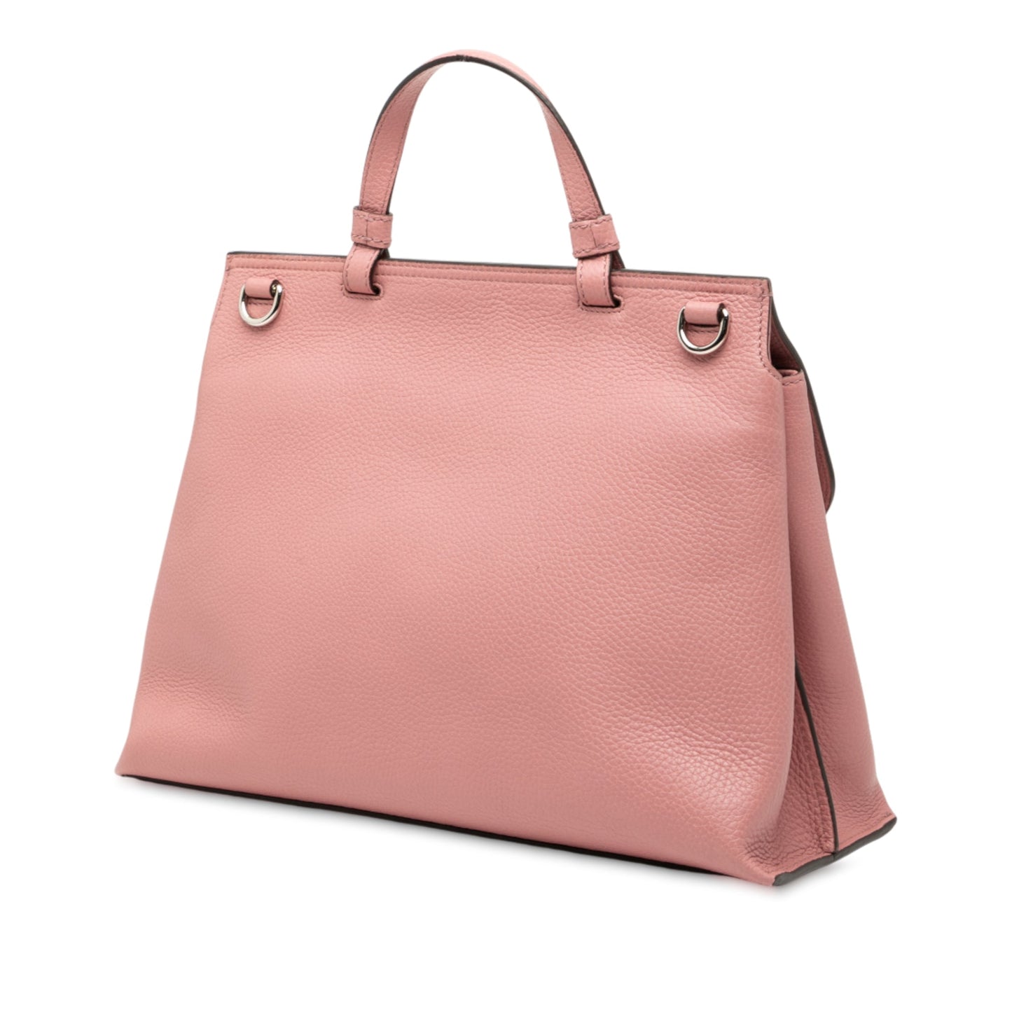 Gucci Medium Leather Bamboo Daily Satchel