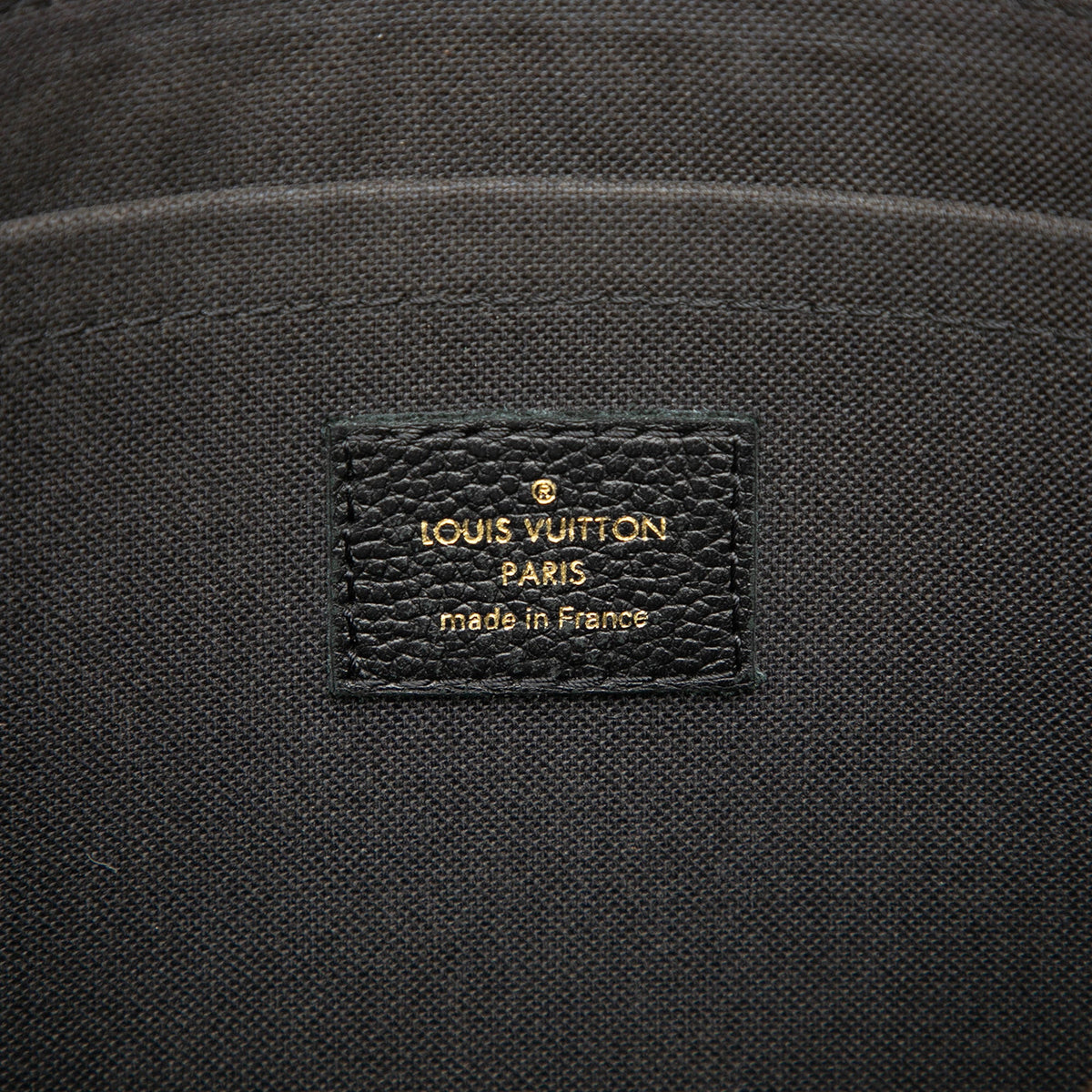 Louis Vuitton Monogram Empreinte Daily Pouch — Black