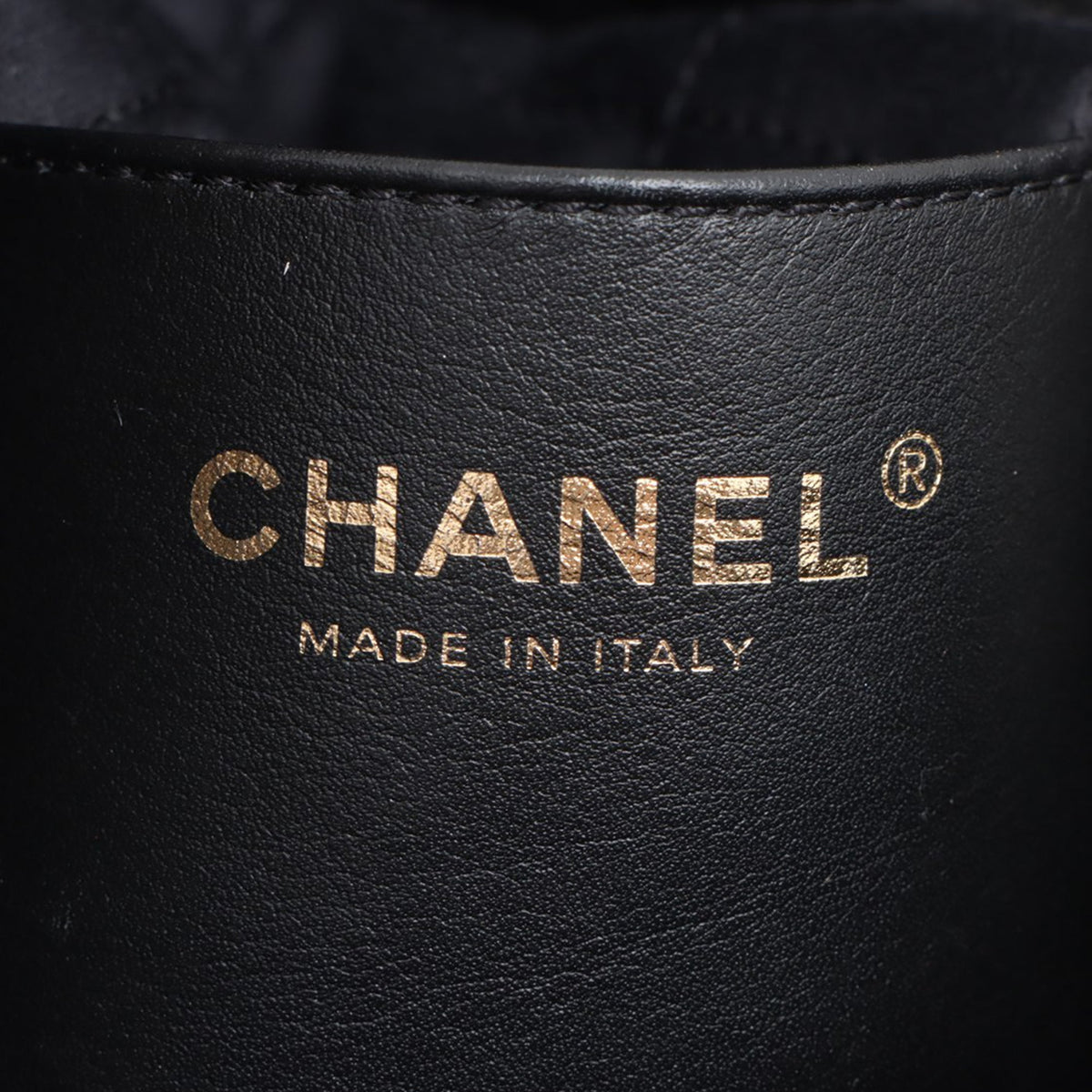Chanel Mini Shiny Calfskin 22 Handbag — Black