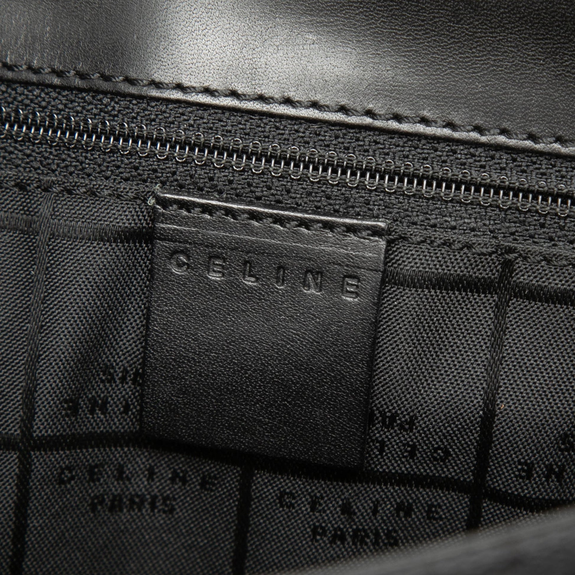 Celine C Macadam Canvas Shoulder Bag