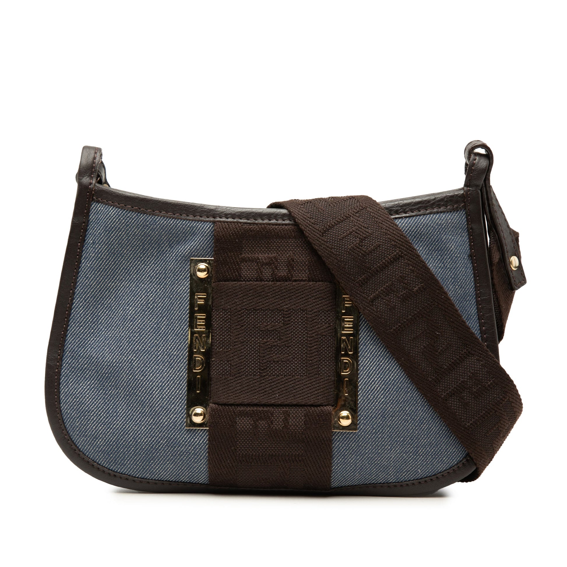 Fendi Denim Pochette Crossbody