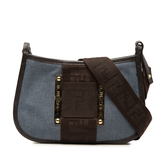 Fendi Denim Pochette Crossbody