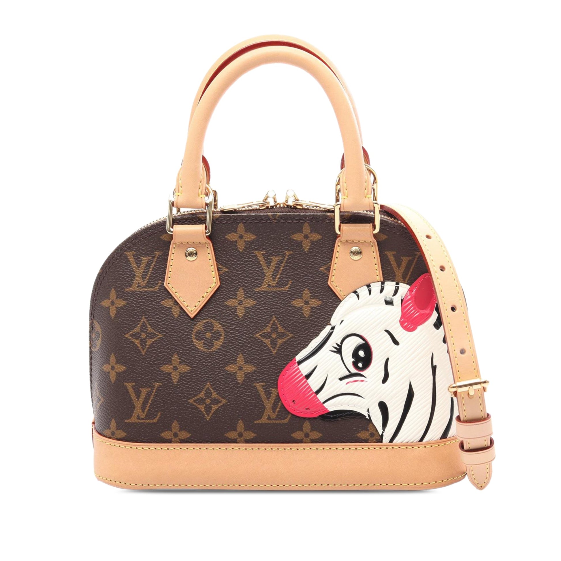 Louis Vuitton Sun Yitian Monogram Zebra Alma BB