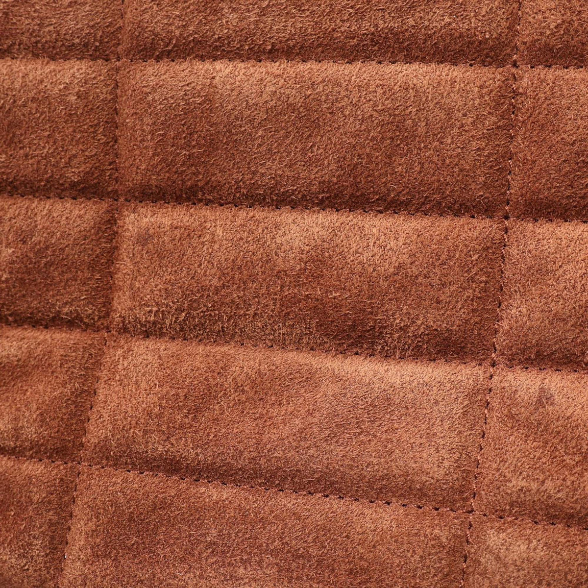 Celine Suede Monochrome Shoulder Bag — Brown