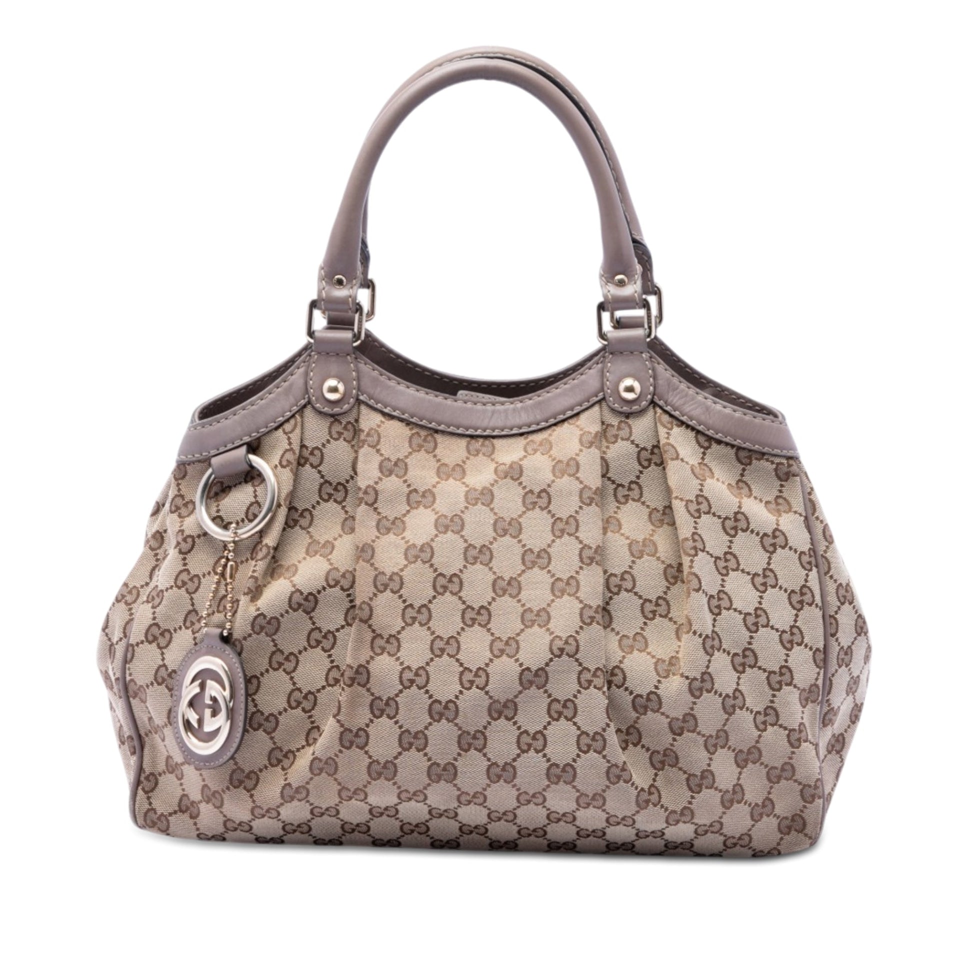 Gucci Medium GG Canvas Sukey Tote