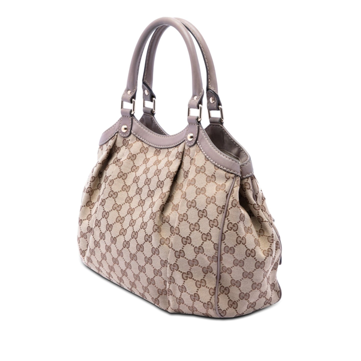 Gucci Medium GG Canvas Sukey Tote