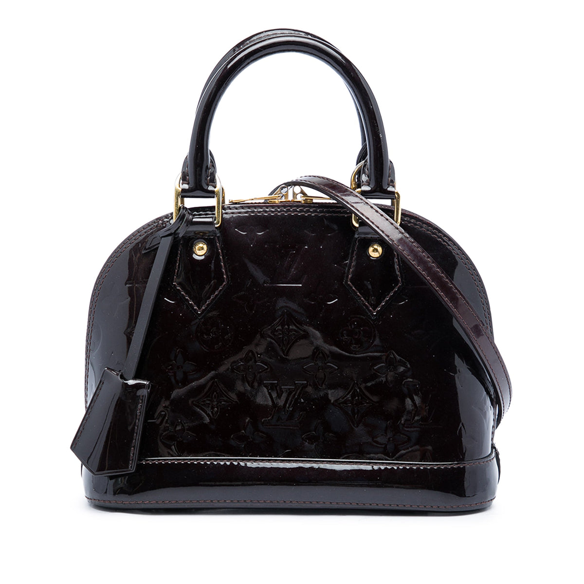 Louis Vuitton Monogram Vernis Alma BB — Purple