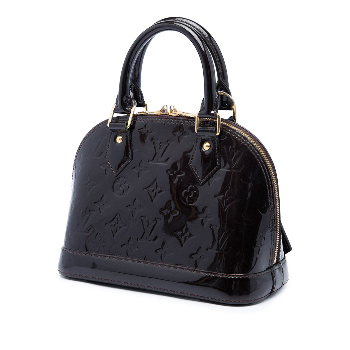 Louis Vuitton Monogram Vernis Alma BB — Purple