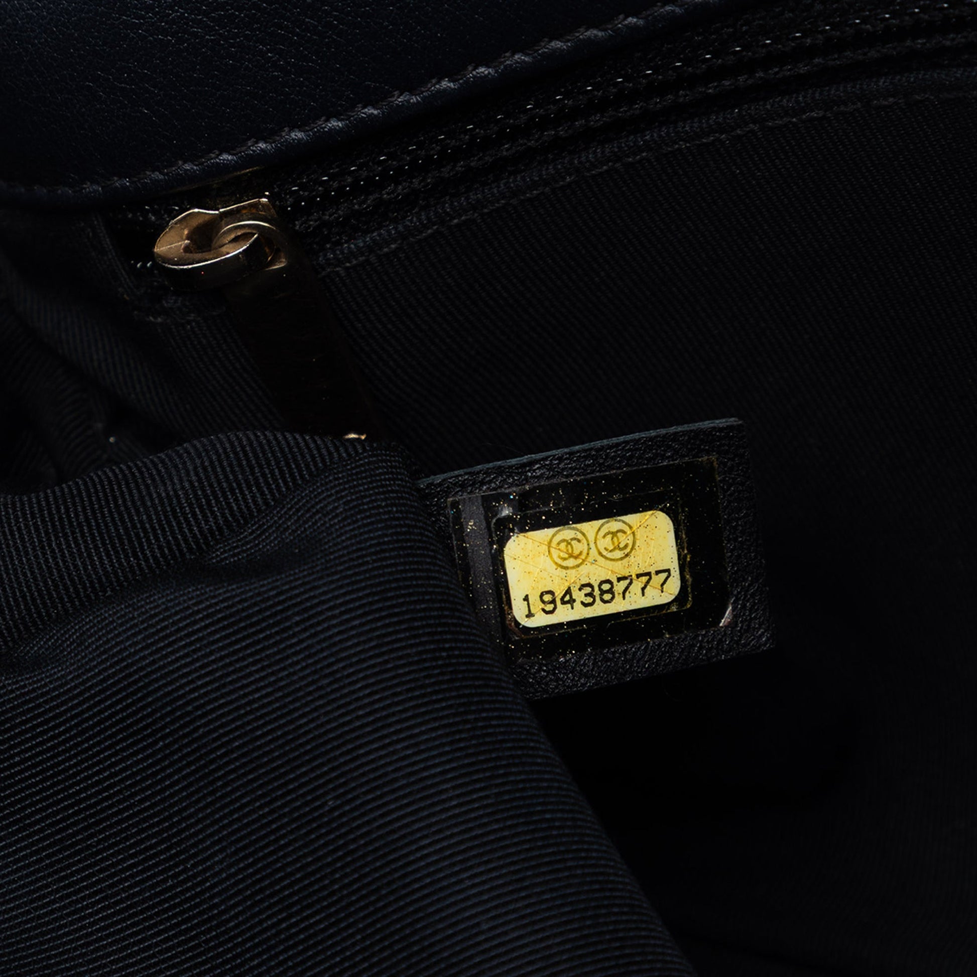 Chanel Medium Bicolor Calfskin Graphic Flap
