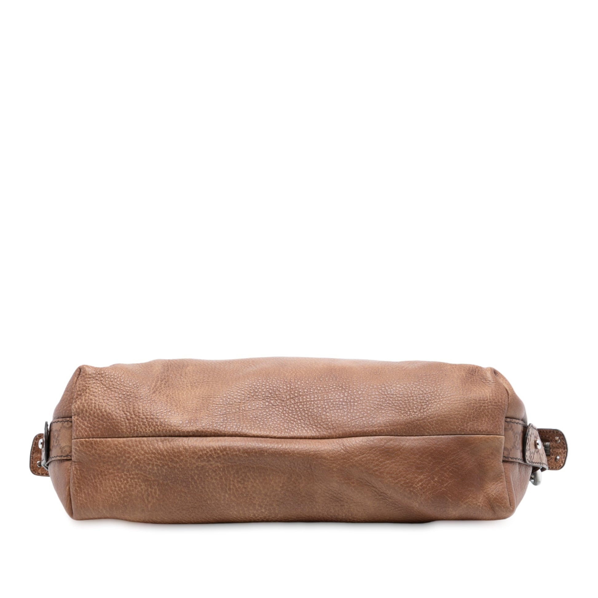 Gucci Medium Leather Bamboo Bar Tote