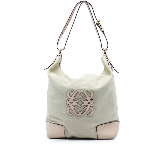 LOEWE Canvas Anagram Shoulder Bag