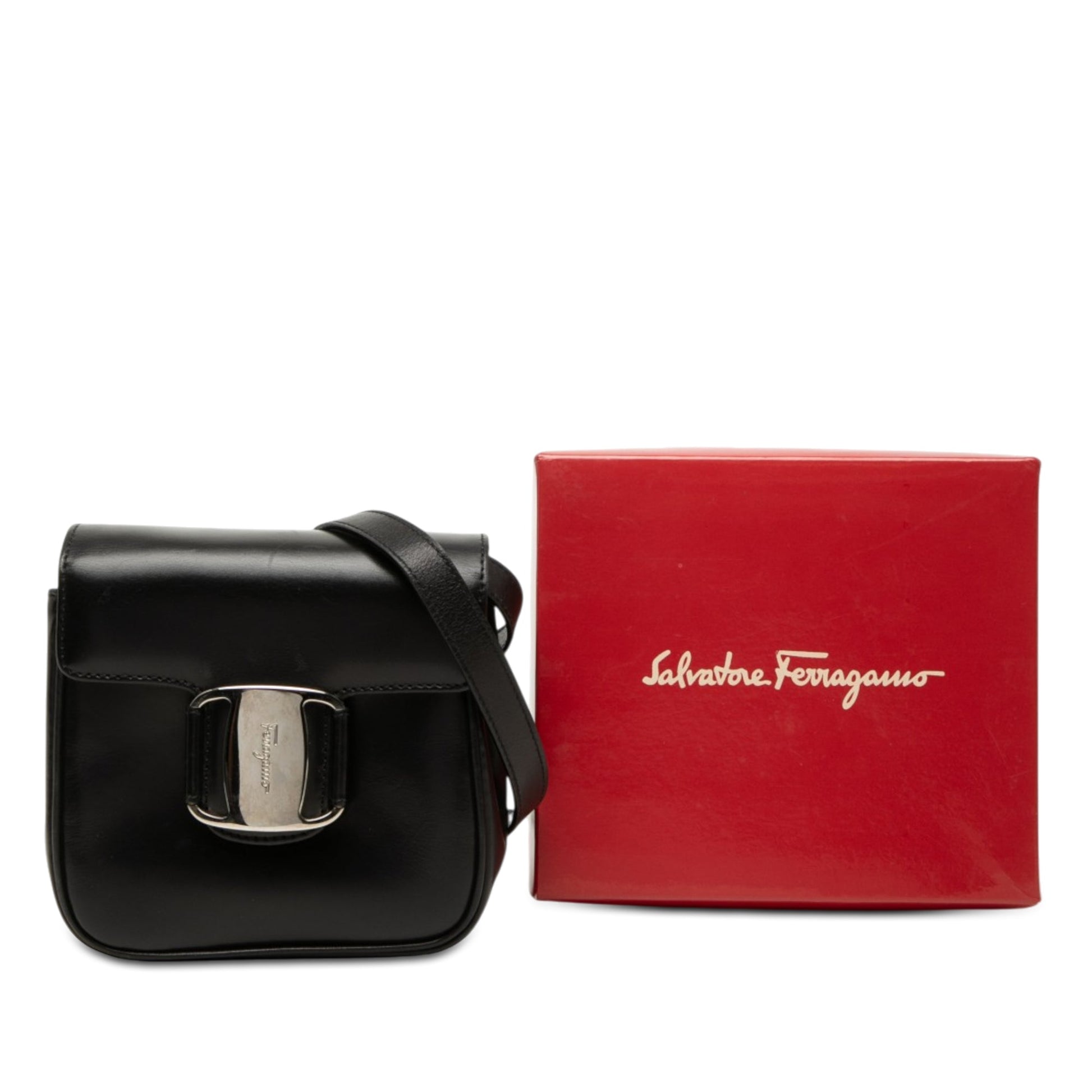 Ferragamo Mini Leather Vara Crossbody