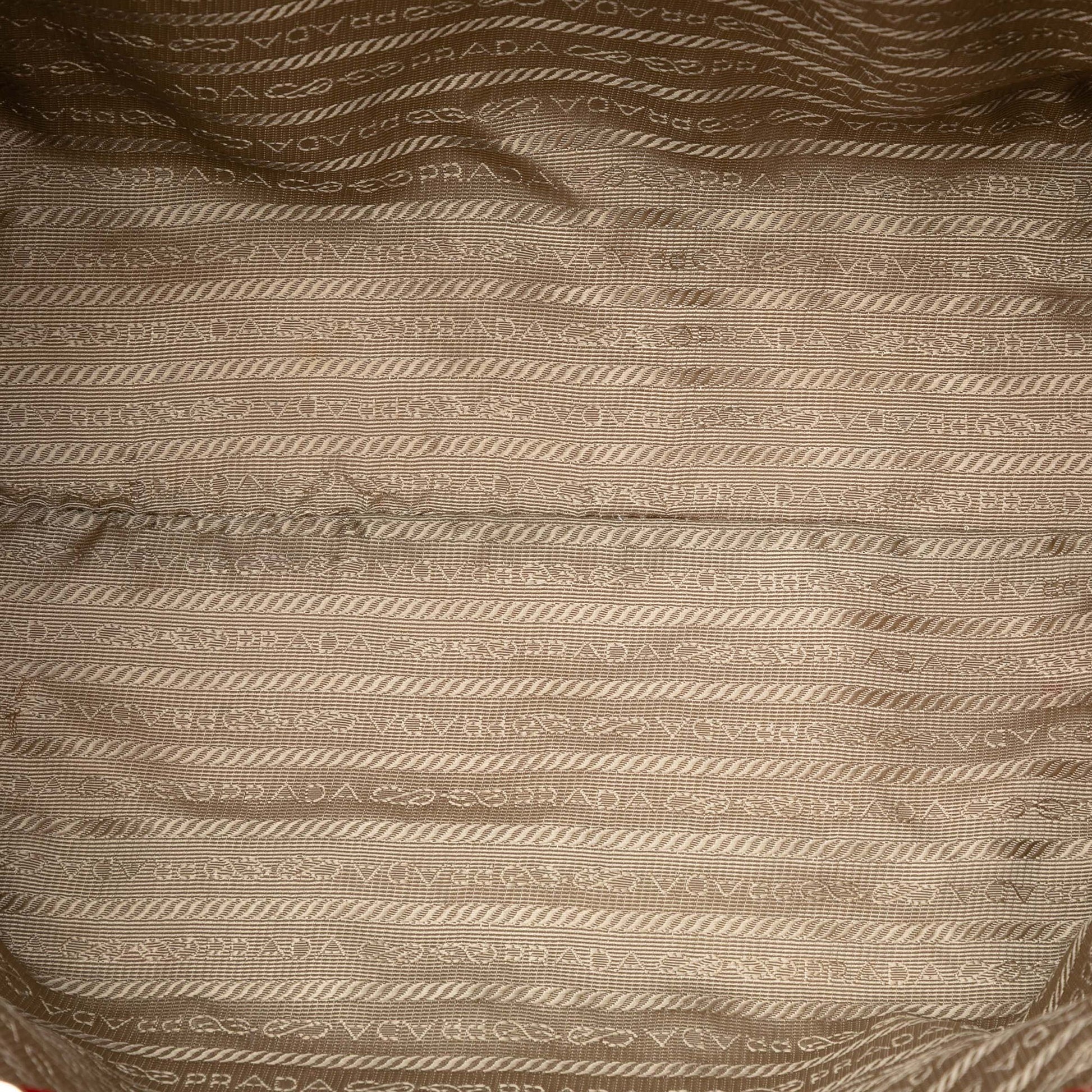 Prada Canvas Canapa Logo Tote