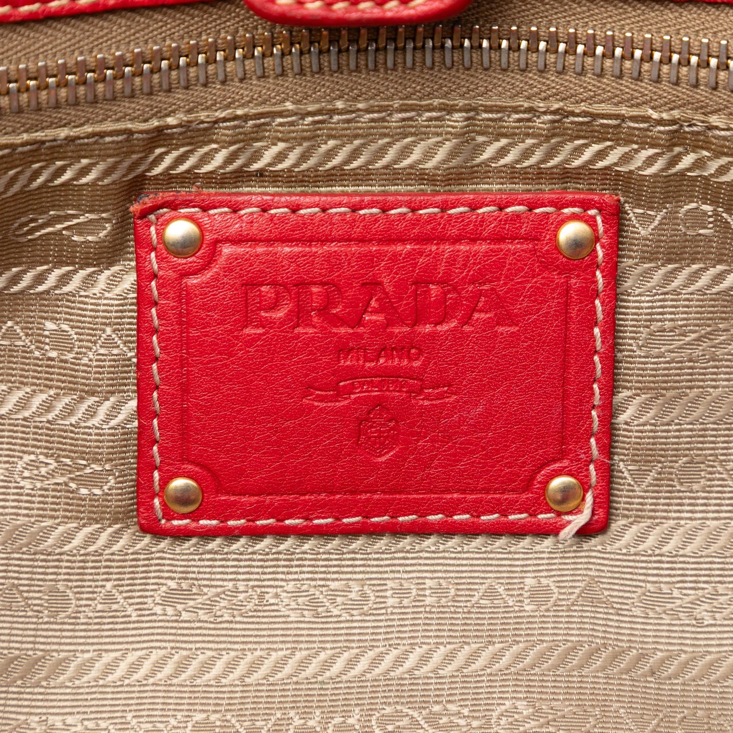Prada Canvas Canapa Logo Tote