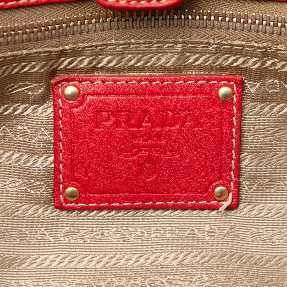 Prada Canvas Canapa Logo Tote