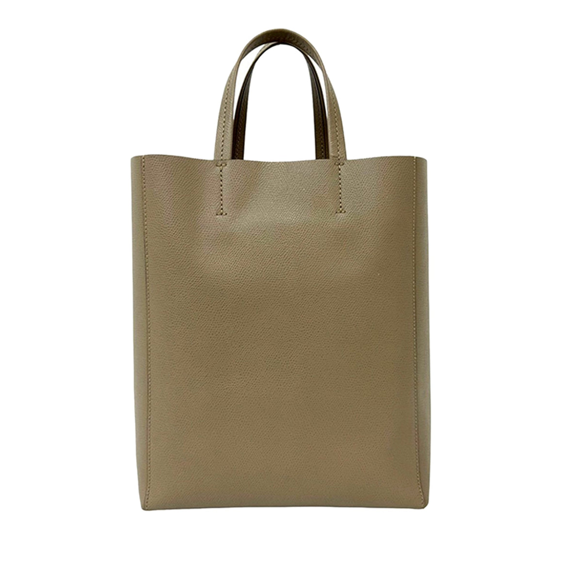 Celine Small Grained Calfskin Vertical Cabas Satchel
