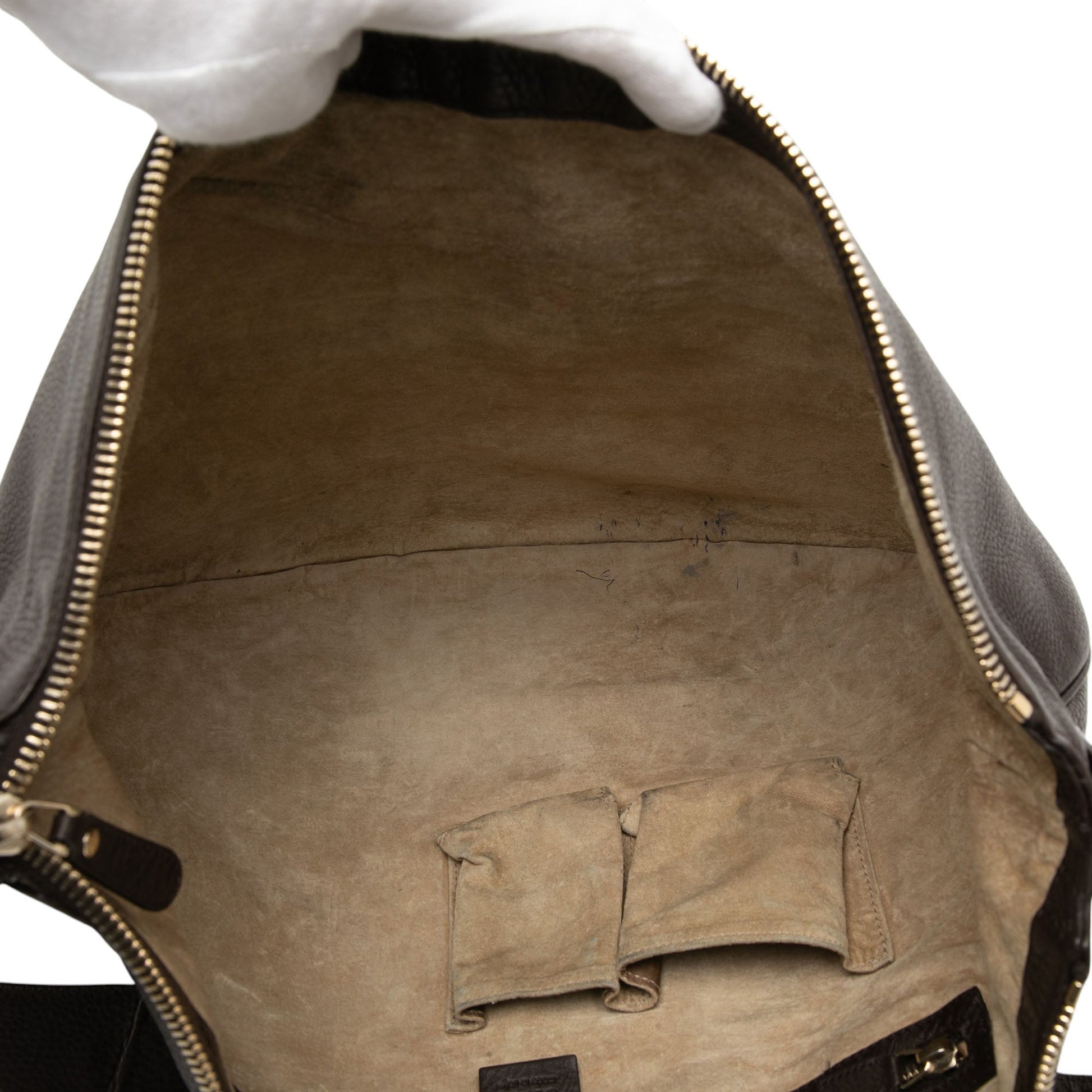 Gucci Calfskin Half Moon Hobo