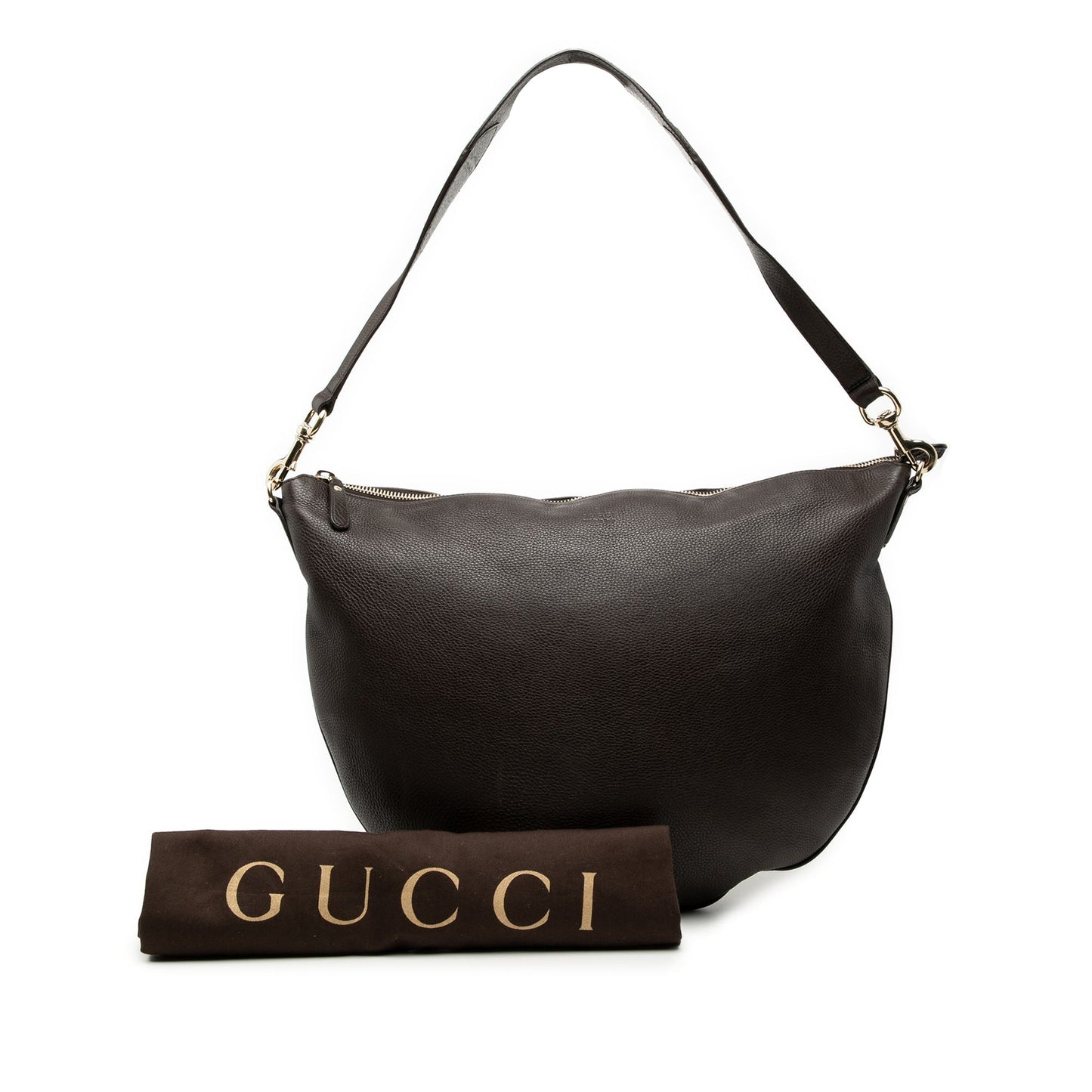 Gucci Calfskin Half Moon Hobo