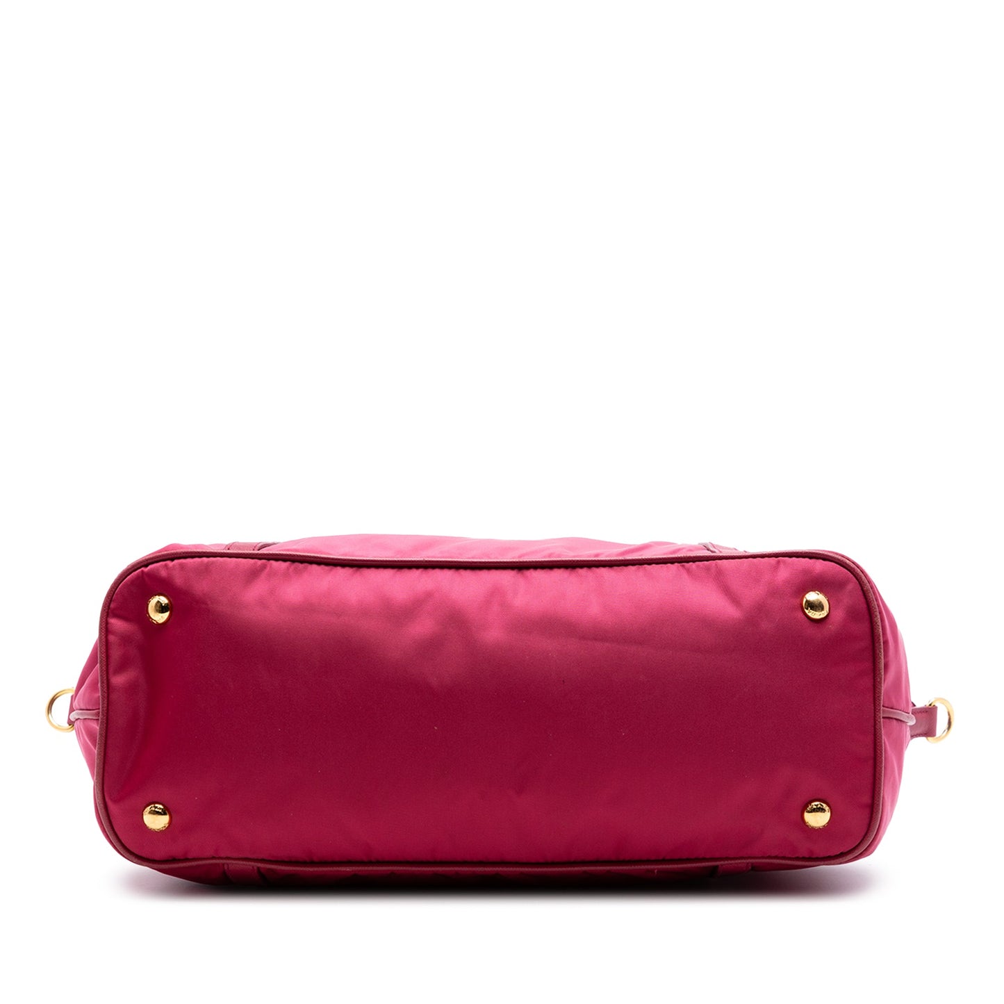 Prada Saffiano Trimmed Tessuto Satchel