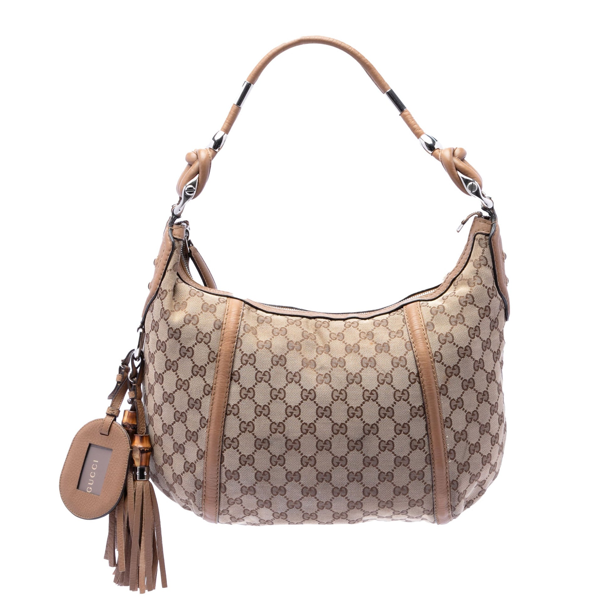 Gucci GG Canvas Techno Horsebit Hobo