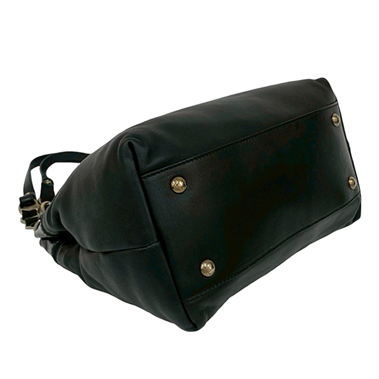 Ferragamo Leather Vara Bow Shoulder Bag