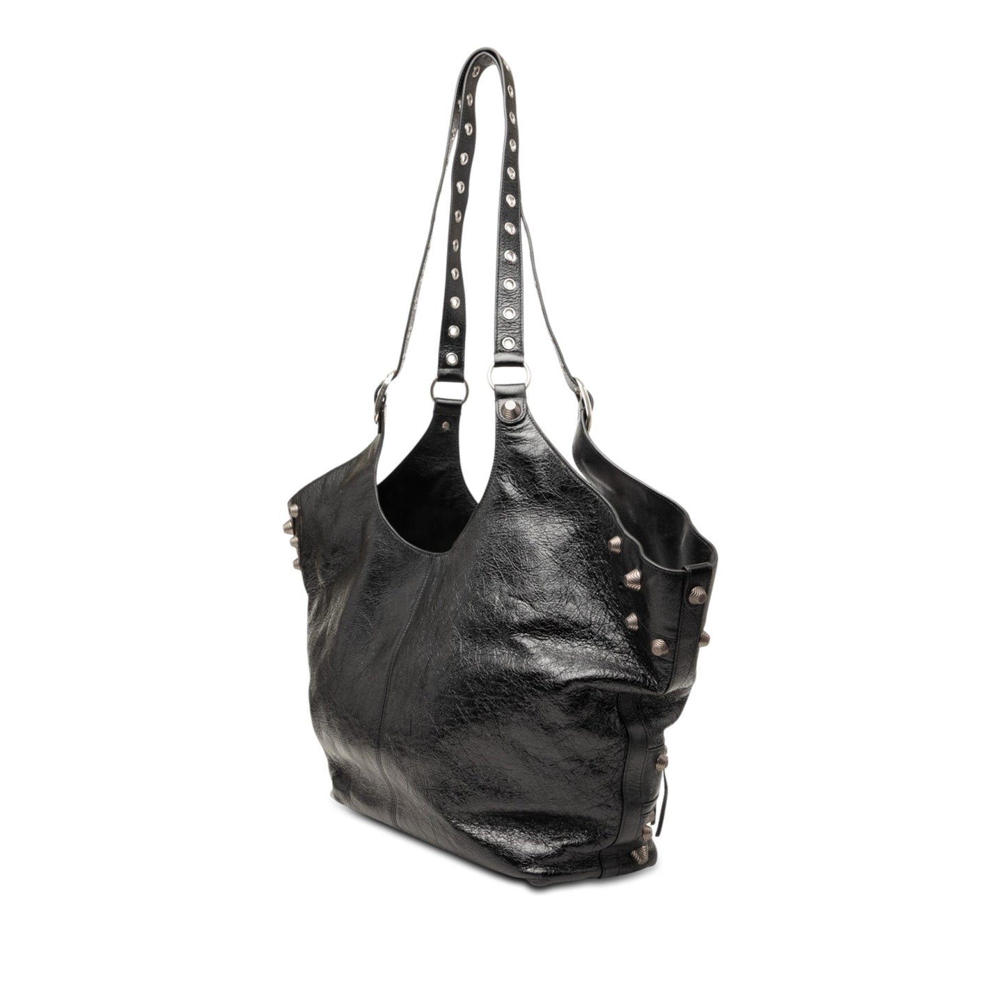 Balenciaga Medium Arena Lambskin Le Cagole Carry All Tote