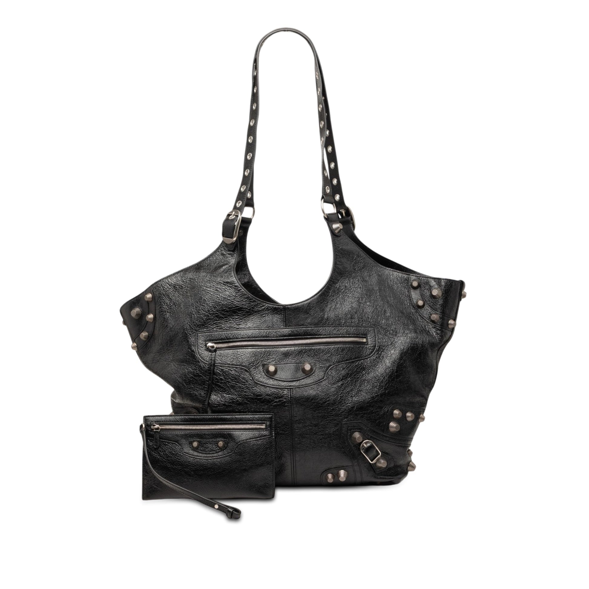 Balenciaga Medium Arena Lambskin Le Cagole Carry All Tote