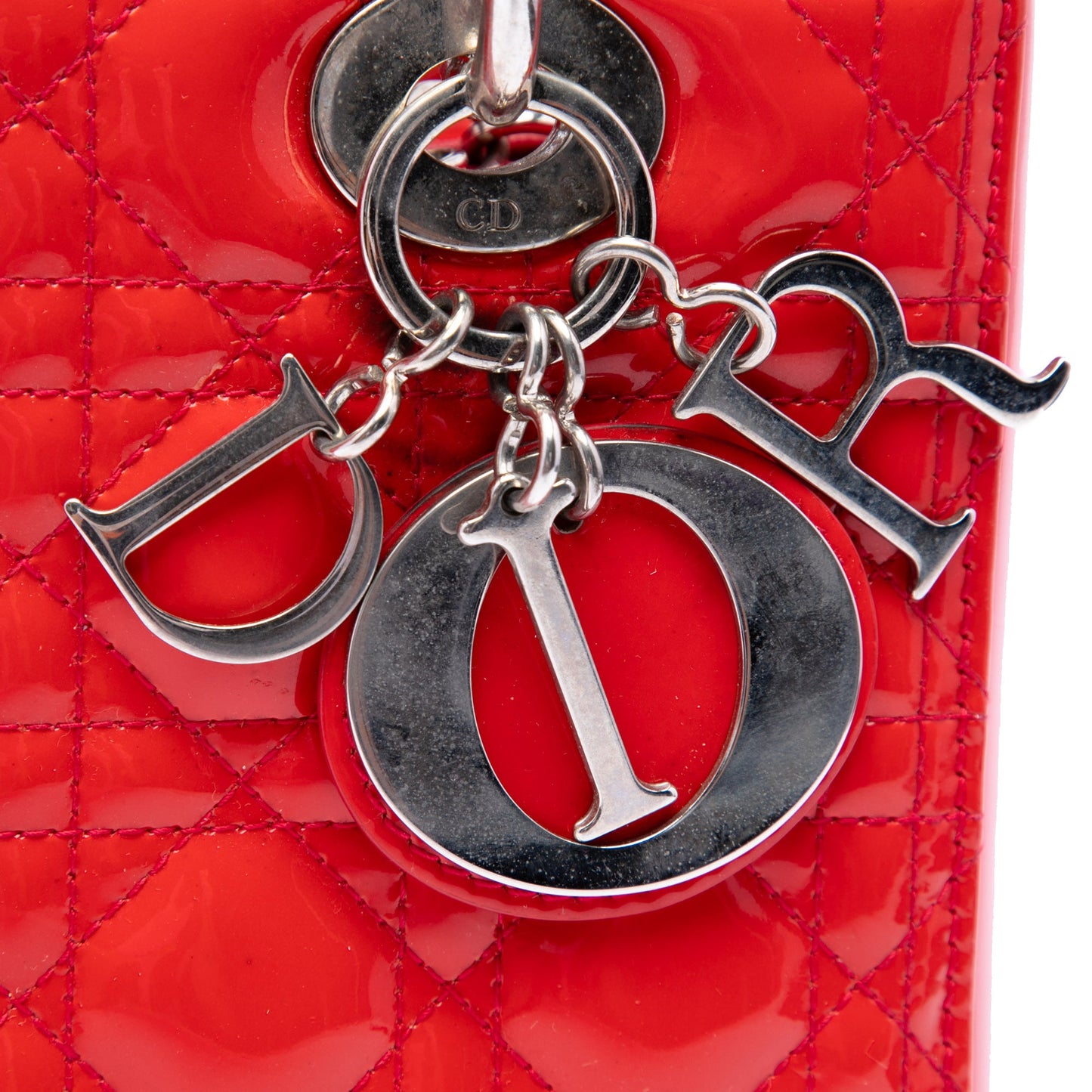 Dior Medium Patent Cannage Lady Dior