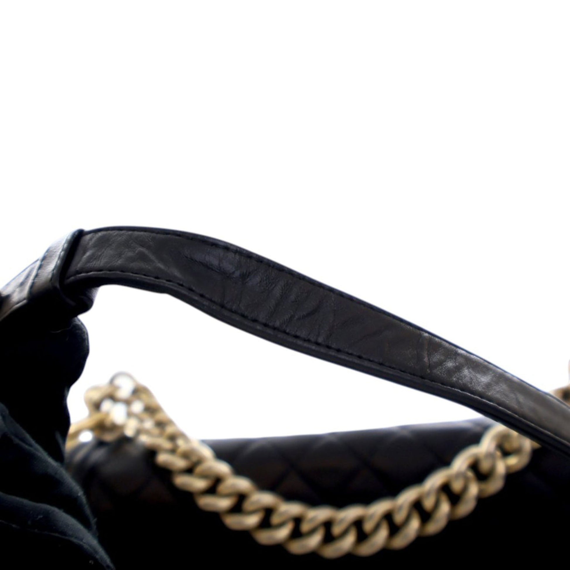 Chanel Old Medium Quilted Lambskin Boy Flap