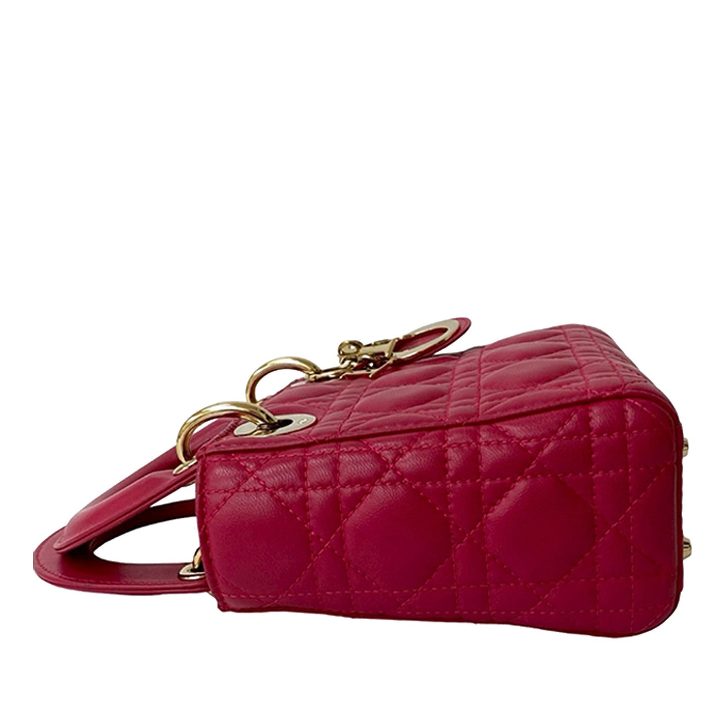 Dior Mini Lambskin Cannage Lady Dior