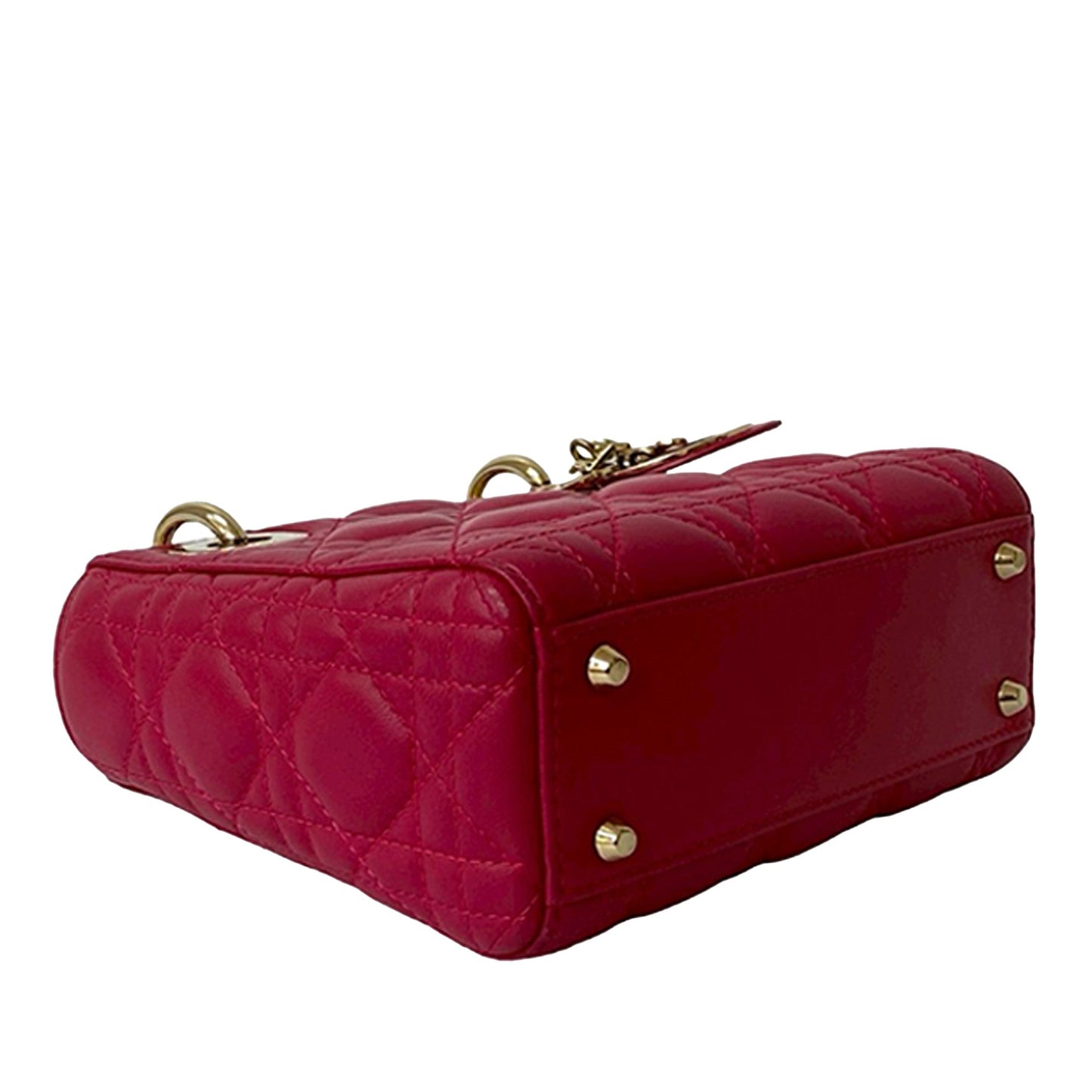 Dior Mini Lambskin Cannage Lady Dior