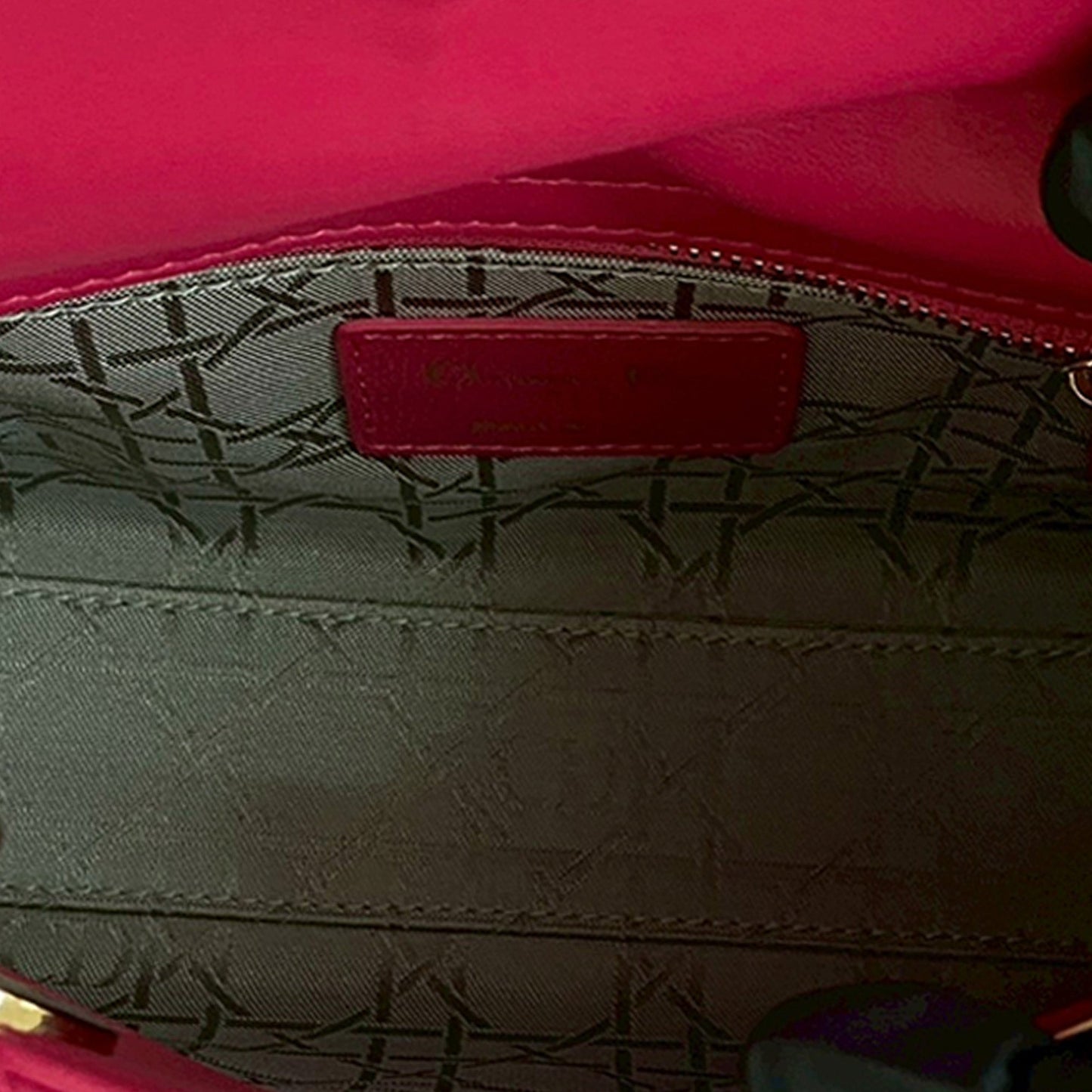 Dior Mini Lambskin Cannage Lady Dior