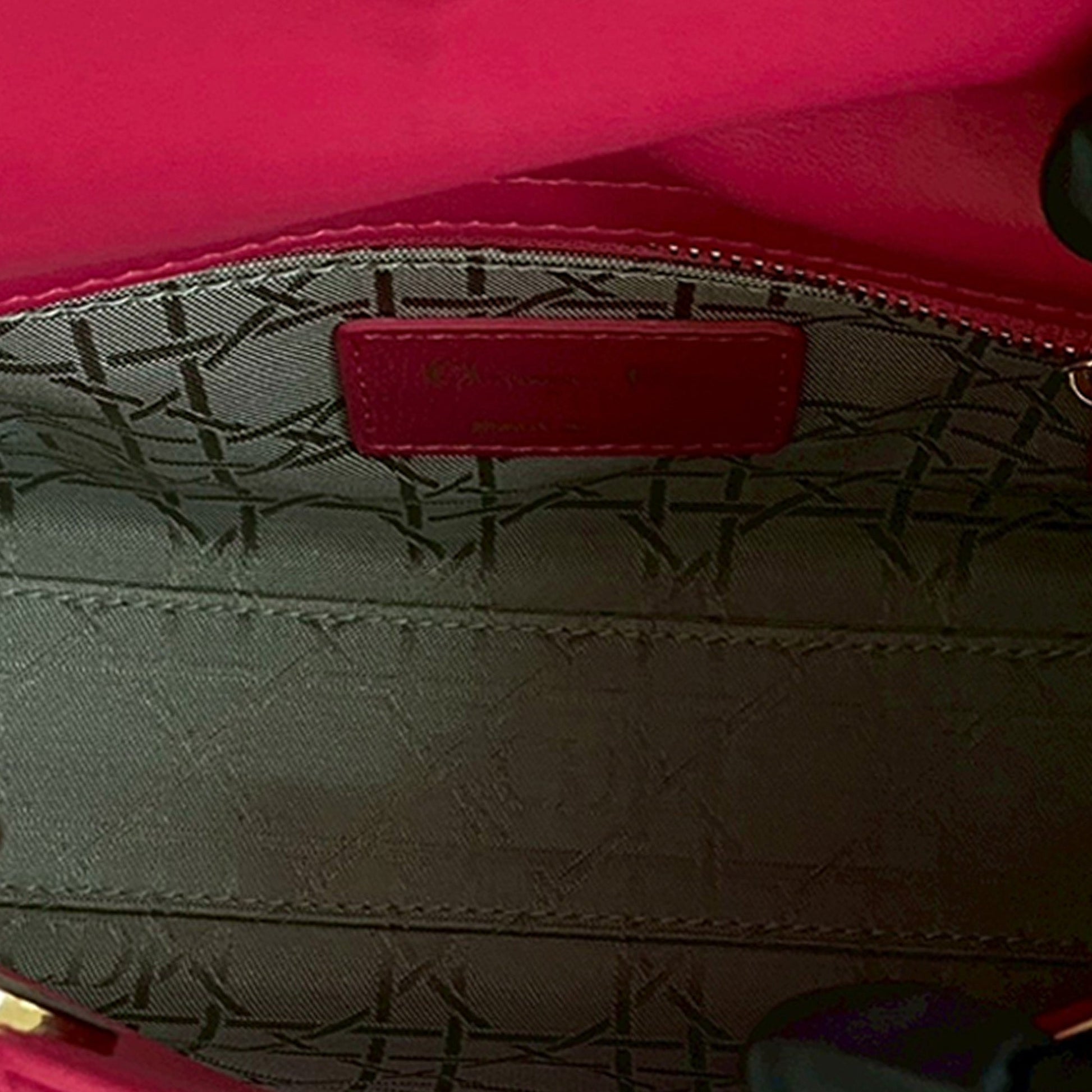 Dior Mini Lambskin Cannage Lady Dior
