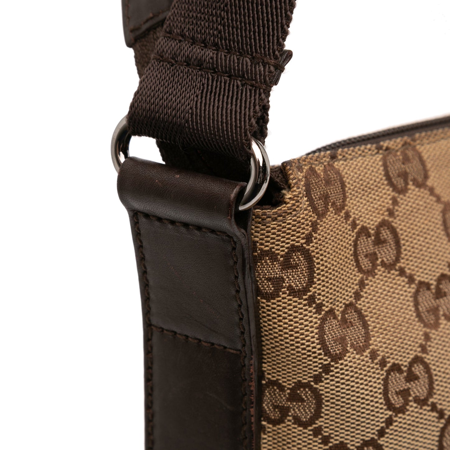 Gucci GG Canvas Perforated Crossbody