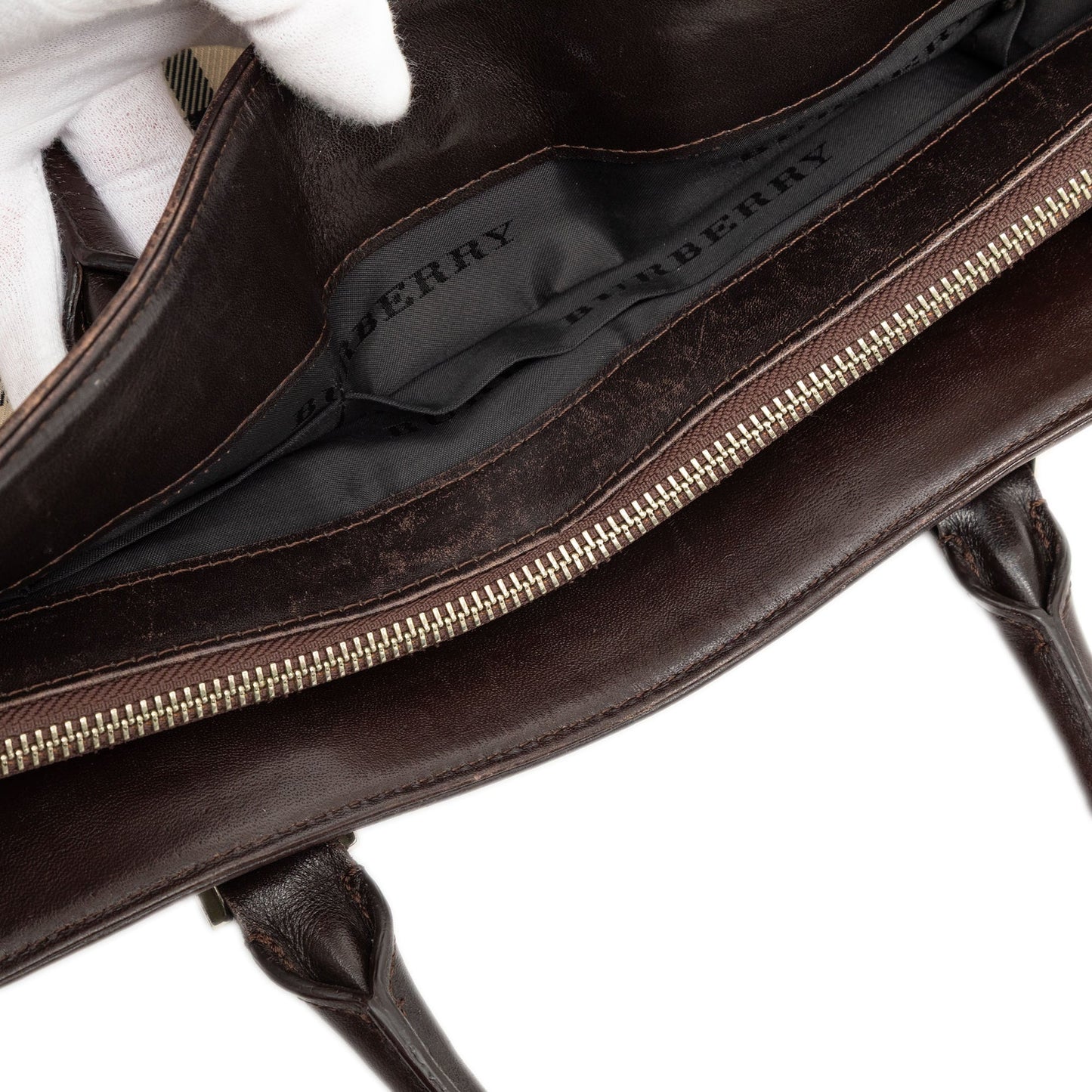 Burberry House Check Canvas Tote