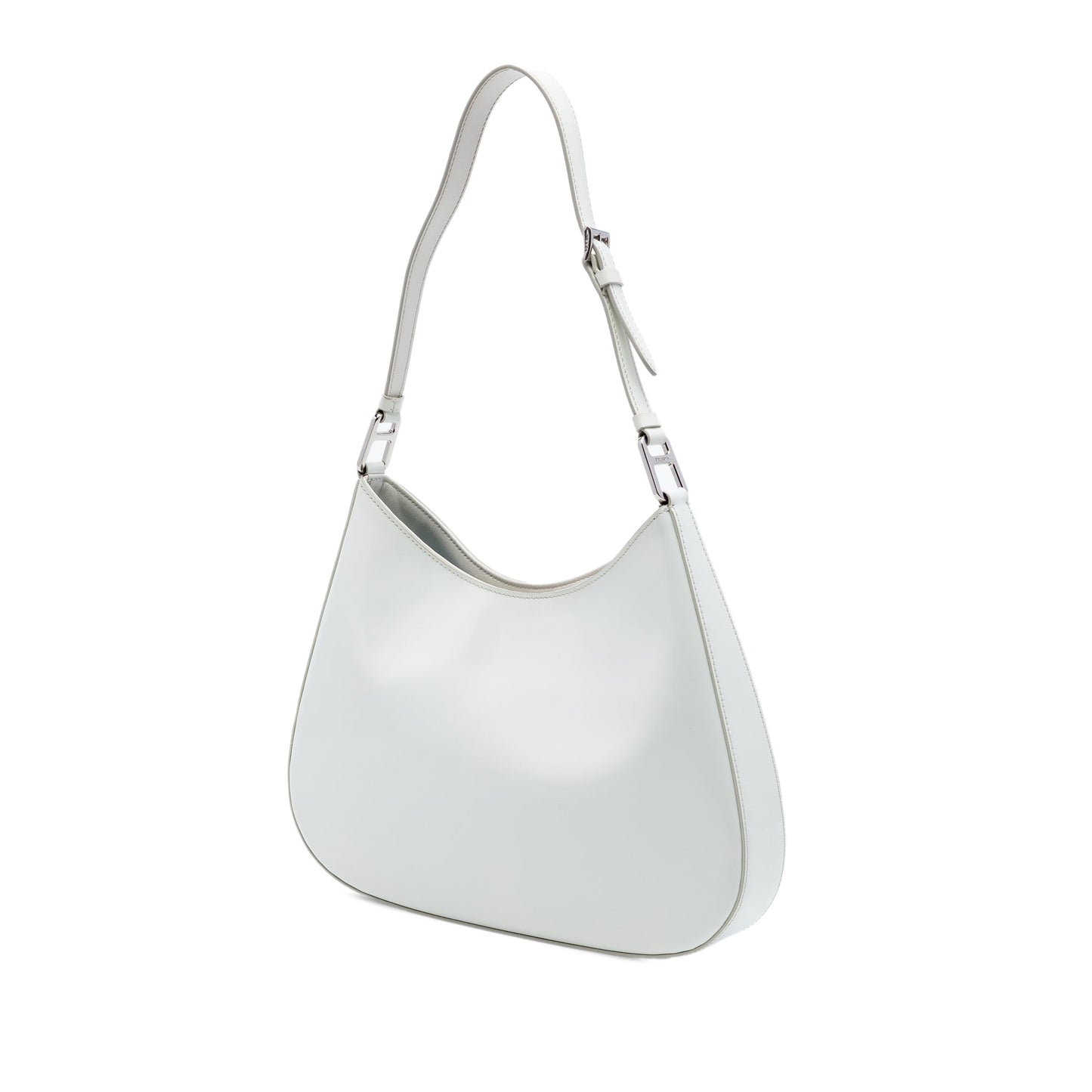 Prada Spazzolato Leather Cleo Shoulder Bag