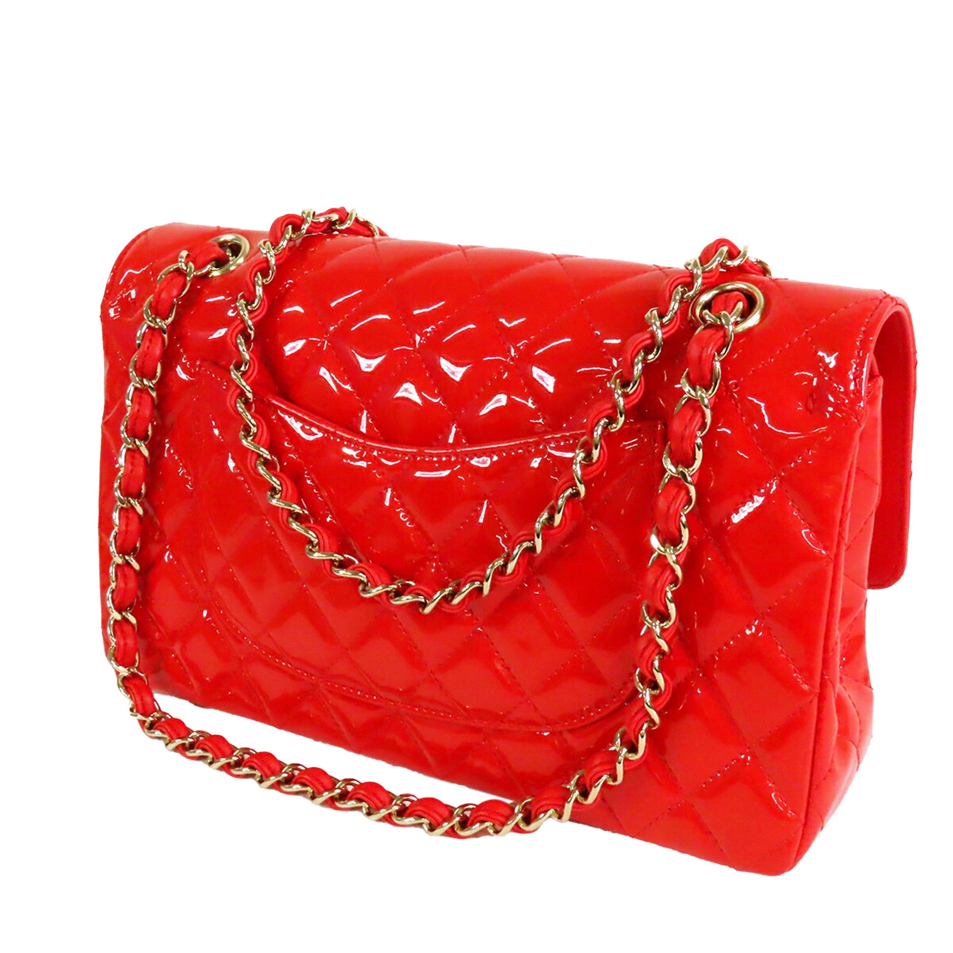 Chanel Medium Classic Patent Double Flap