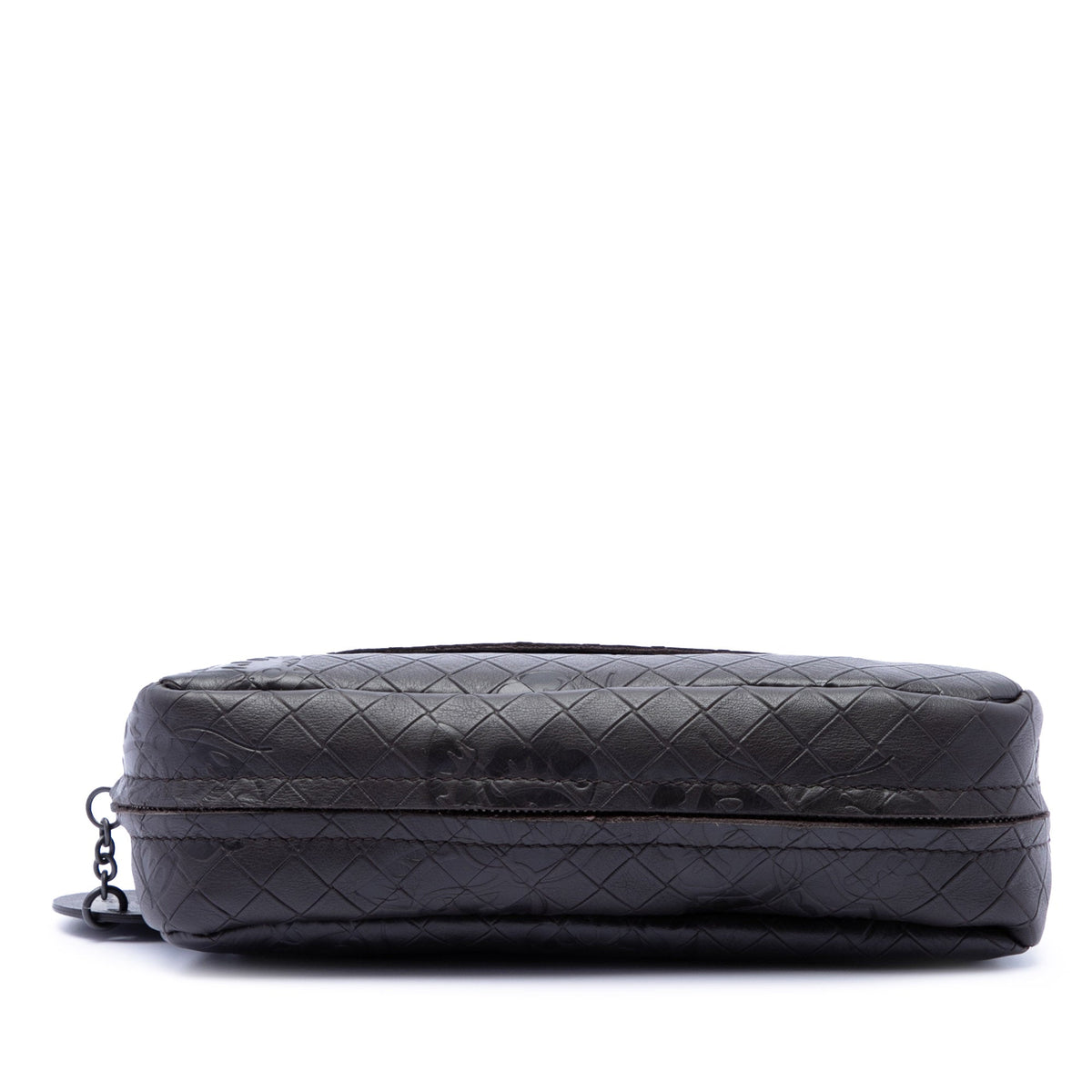 Bottega Veneta Small Calfskin Intrecciomirage Embossed Butterfly Chain Crossbody