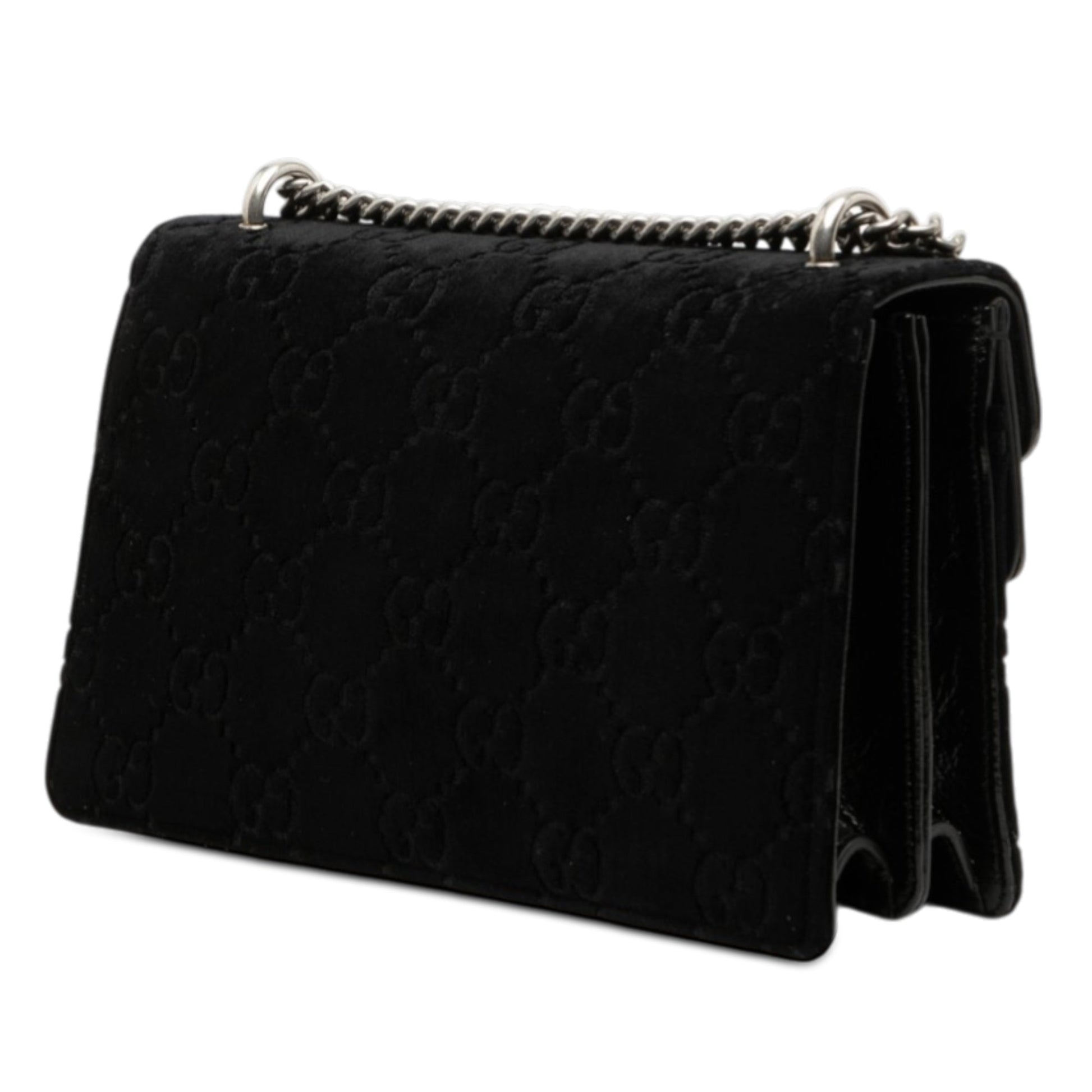 Medium GG Velvet Dionysus Shoulder Bag