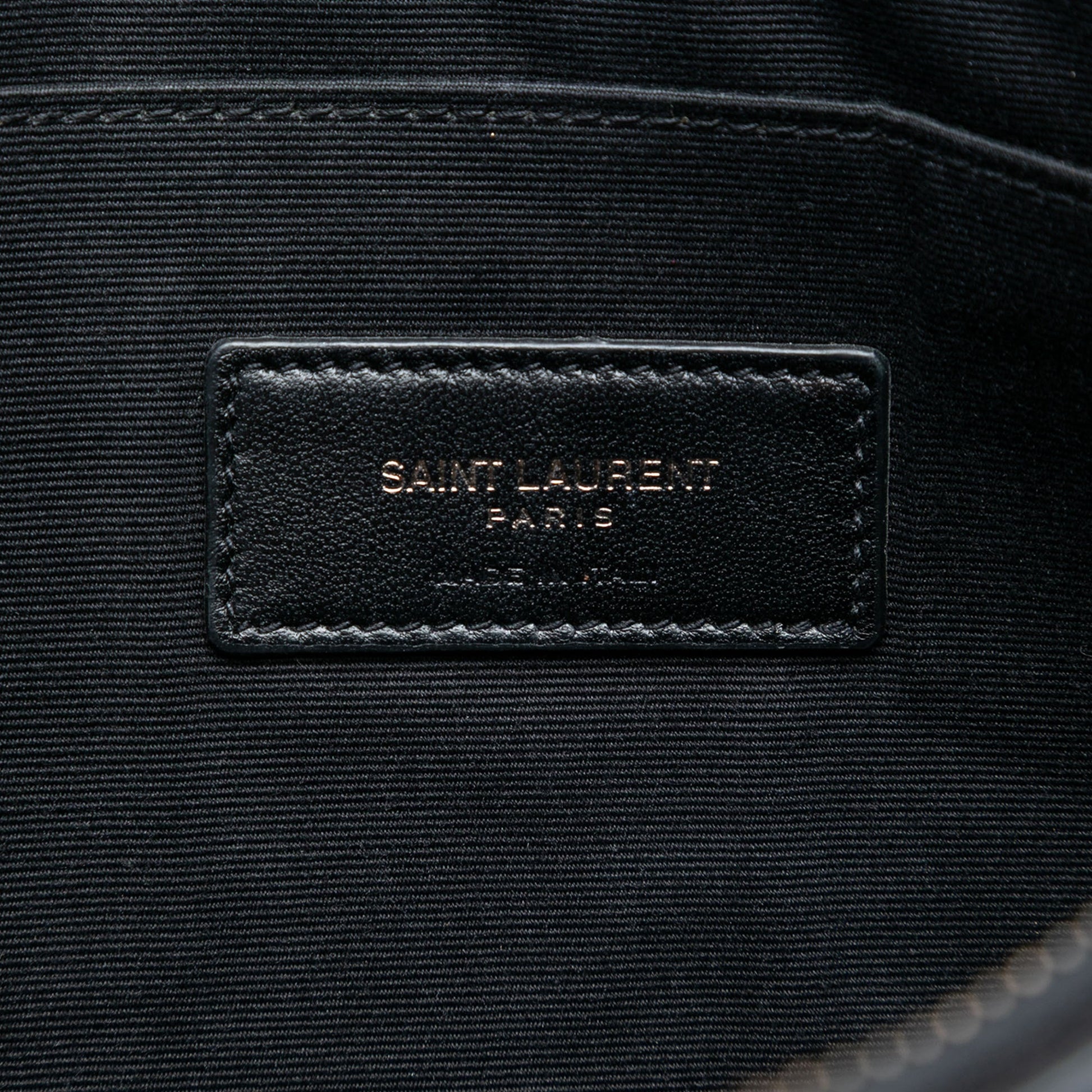 Croc Embossed Leather Monogram Document Holder