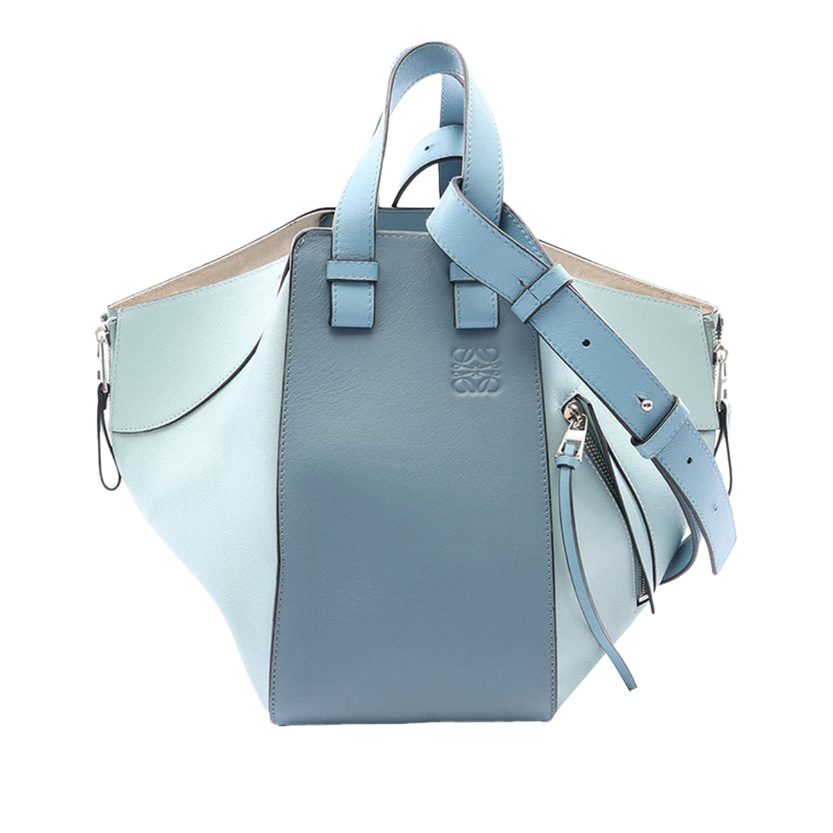 LOEWE Small Bicolor Calfskin Hammock Satchel