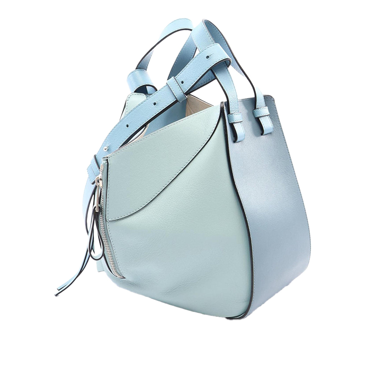 LOEWE Small Bicolor Calfskin Hammock Satchel